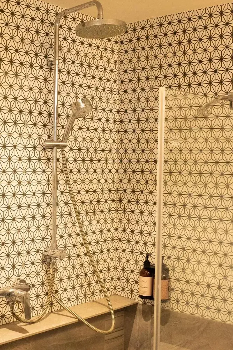 Shower, Bathroom in Tints of Blue Hotel