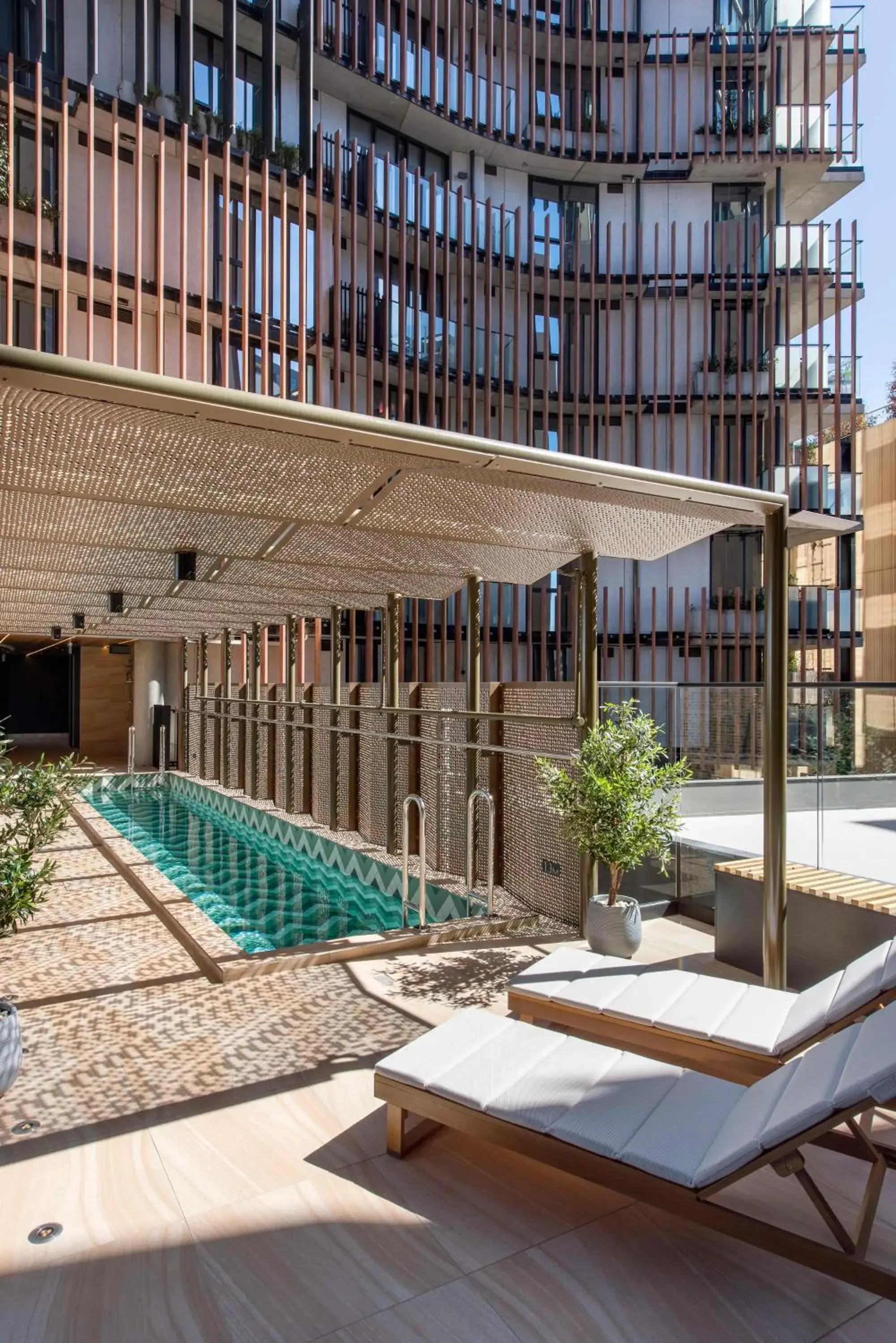 Patio, Swimming Pool in Vibe Hotel Adelaide