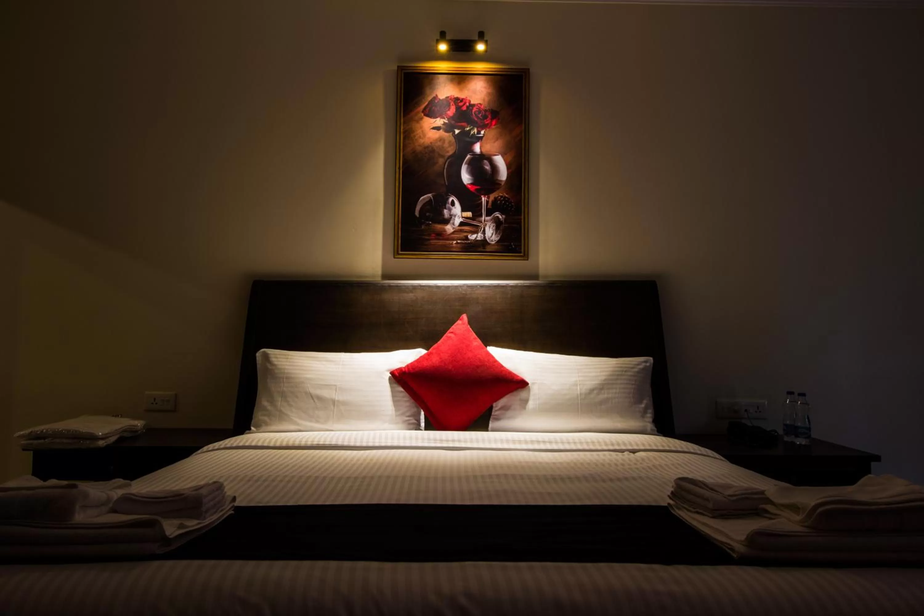 Bed in Wild Berry Resort Agonda