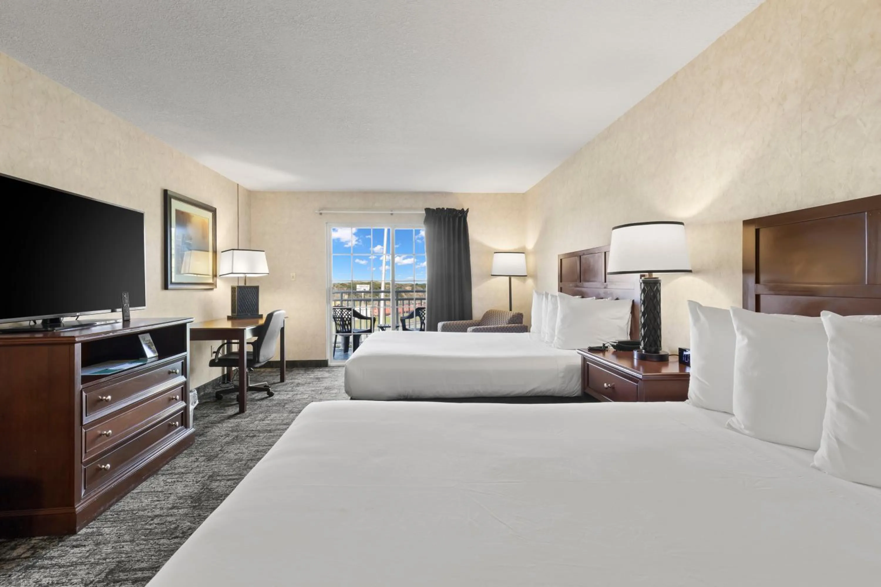 Bed in Beach House Inn