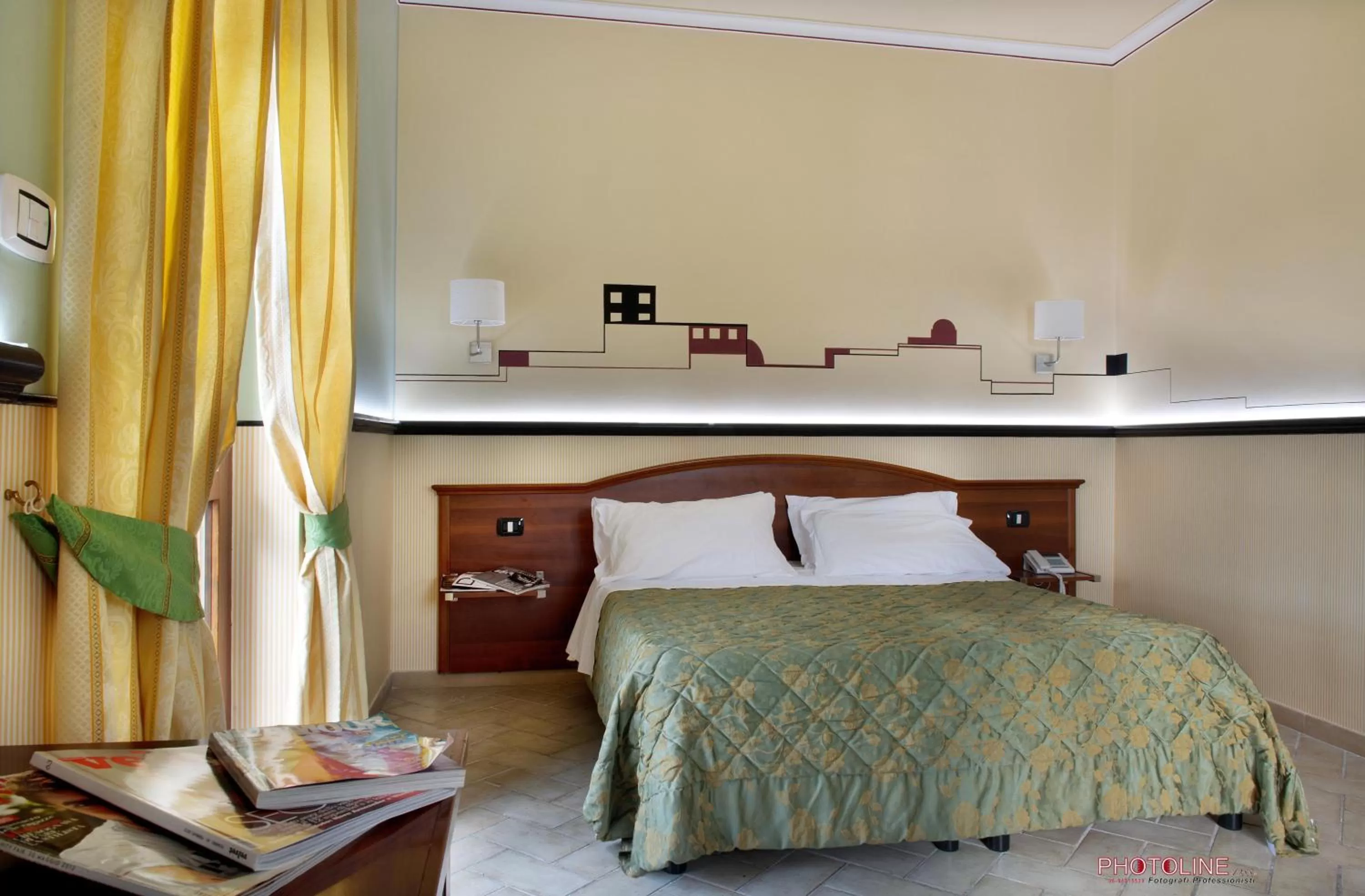 Bed in Hotel Villa Degli Angeli