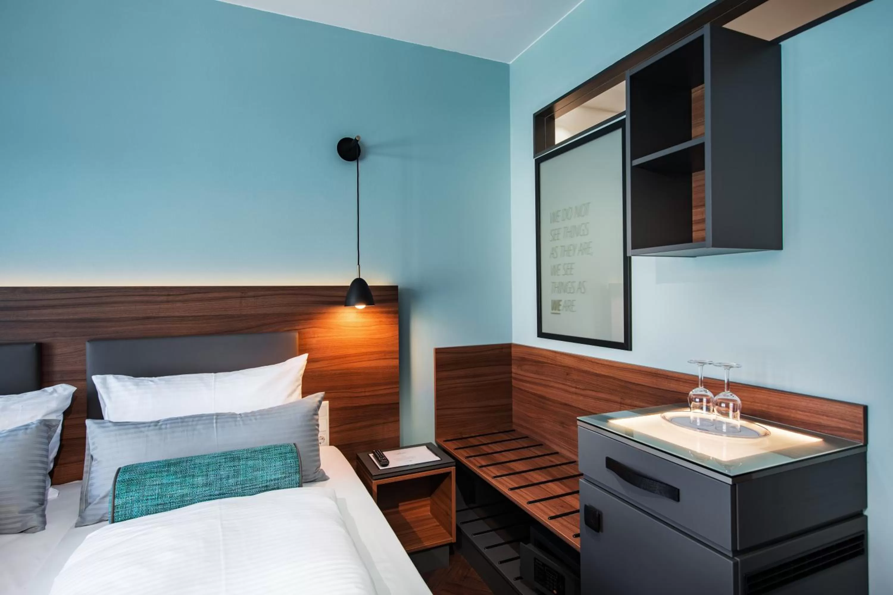 Bed in Maison Schiller by DesignCity Hotels