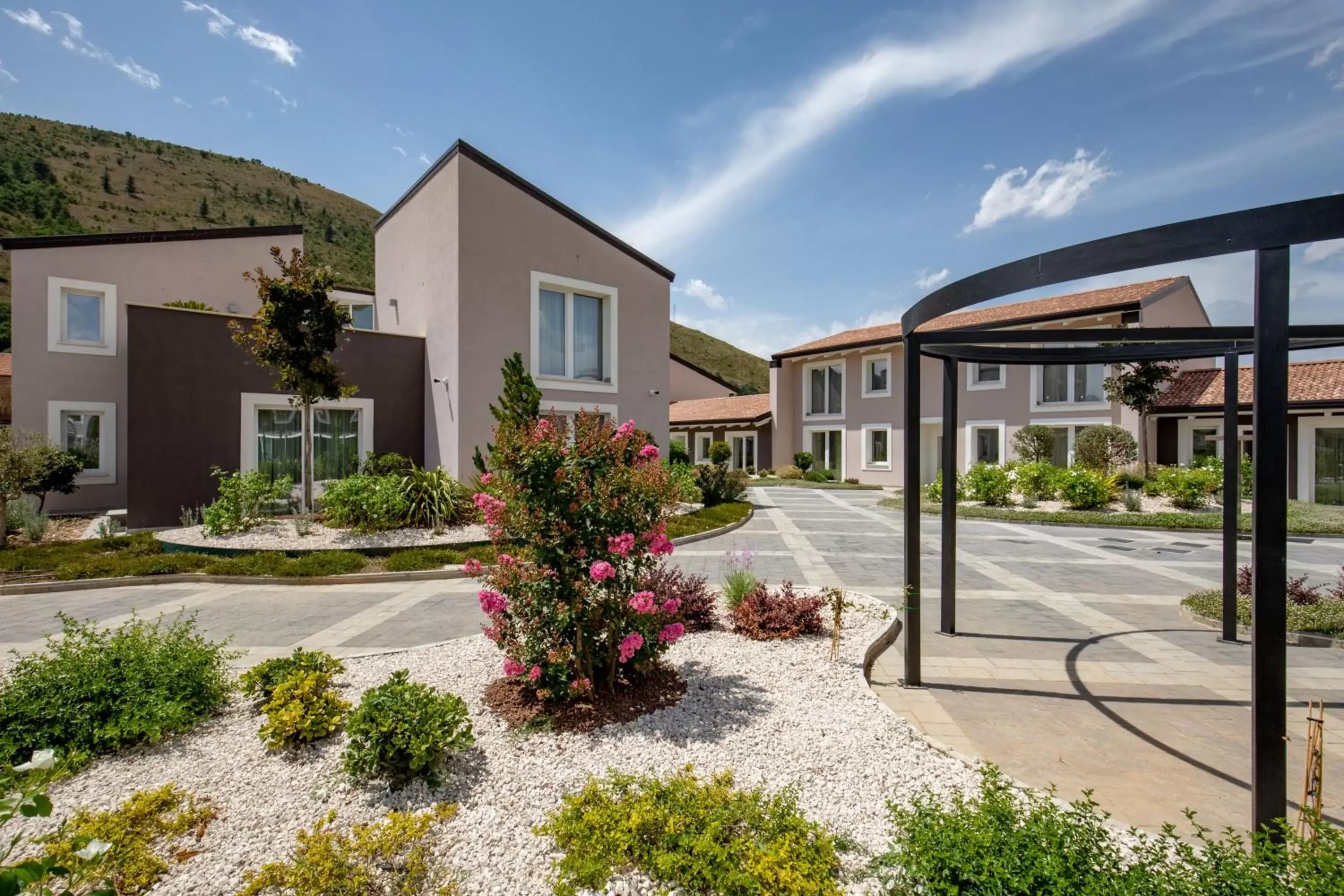 Patio, Property Building in Hotel Della Piana