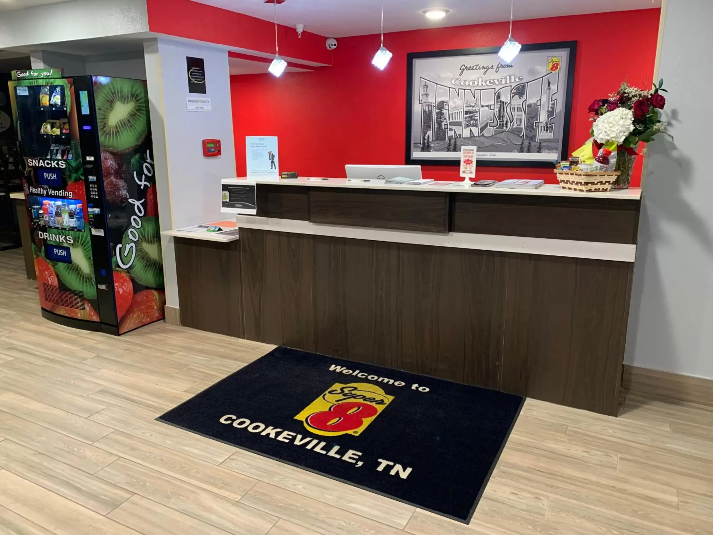 Lobby or reception in Super 8 by Wyndham Cookeville, TN Lobby or reception in Super 8 by Wyndham Cookeville, TN