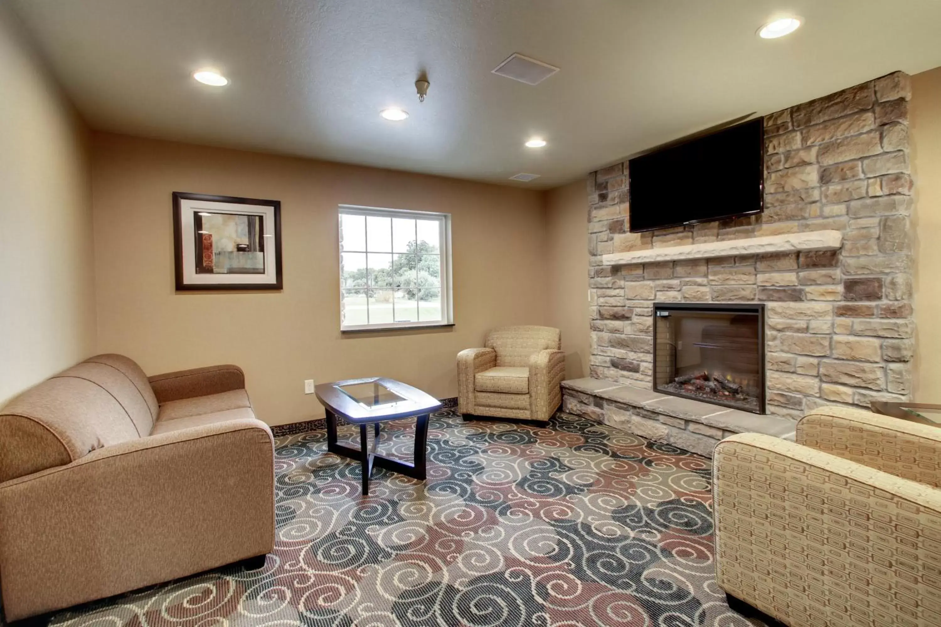 Lobby or reception, Seating Area in Cobblestone Inn & Suites - Schuyler