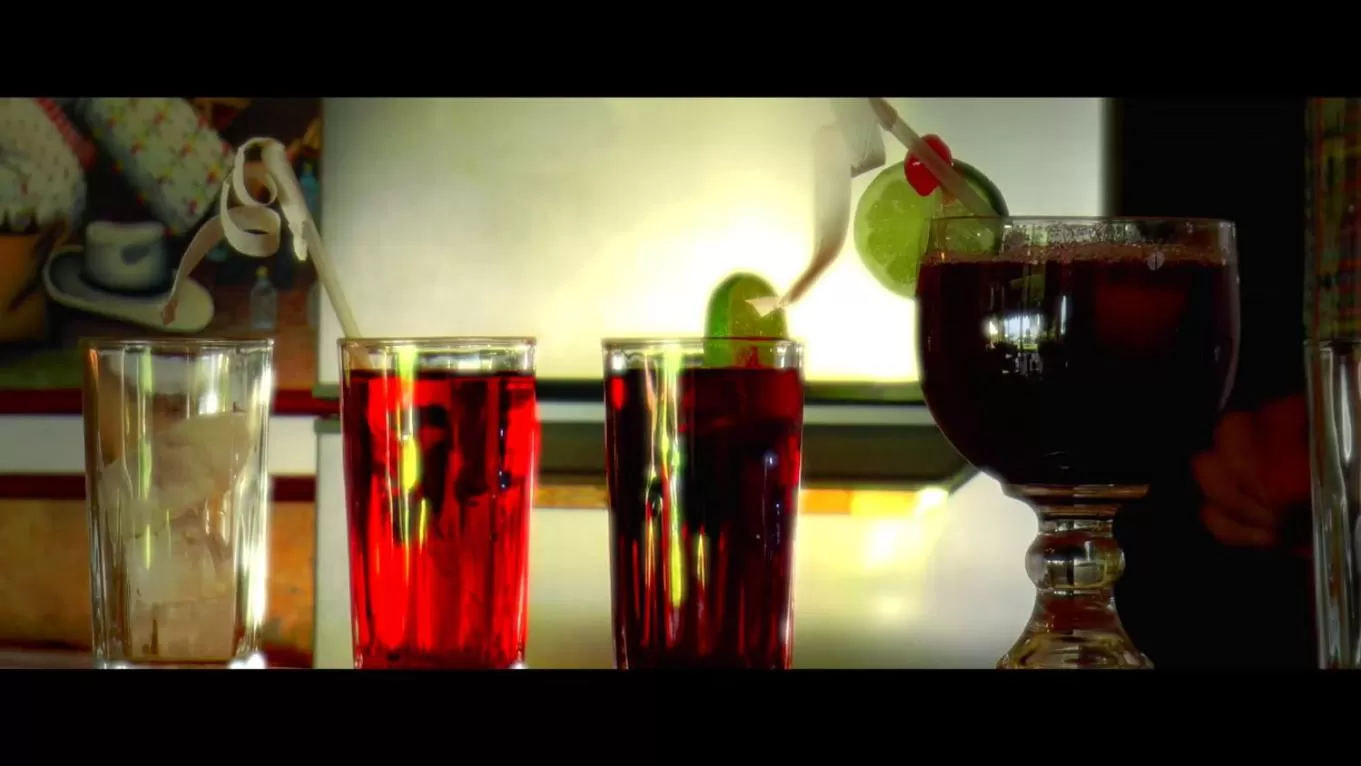 Drinks in Hotel San Buenaventura de Atitlán