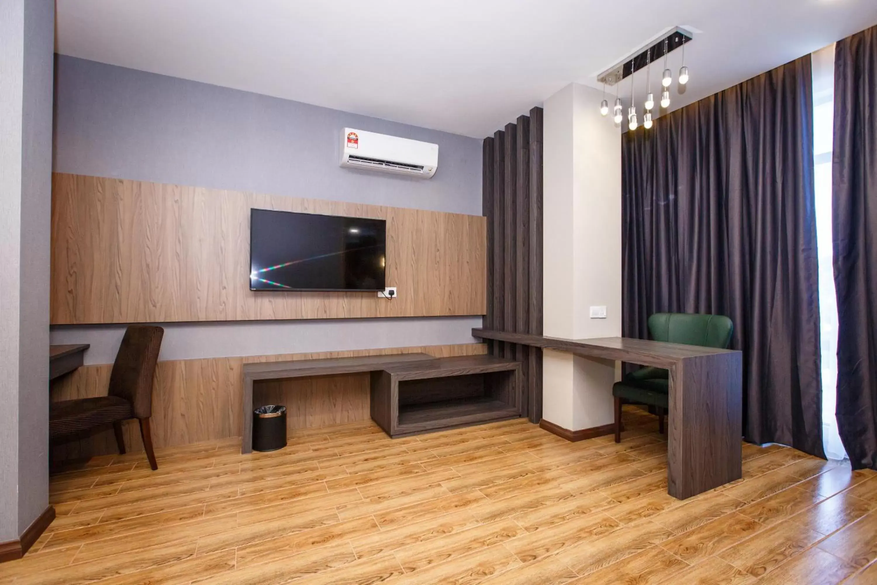 TV/Entertainment Center in Lintas Platinum Hotel