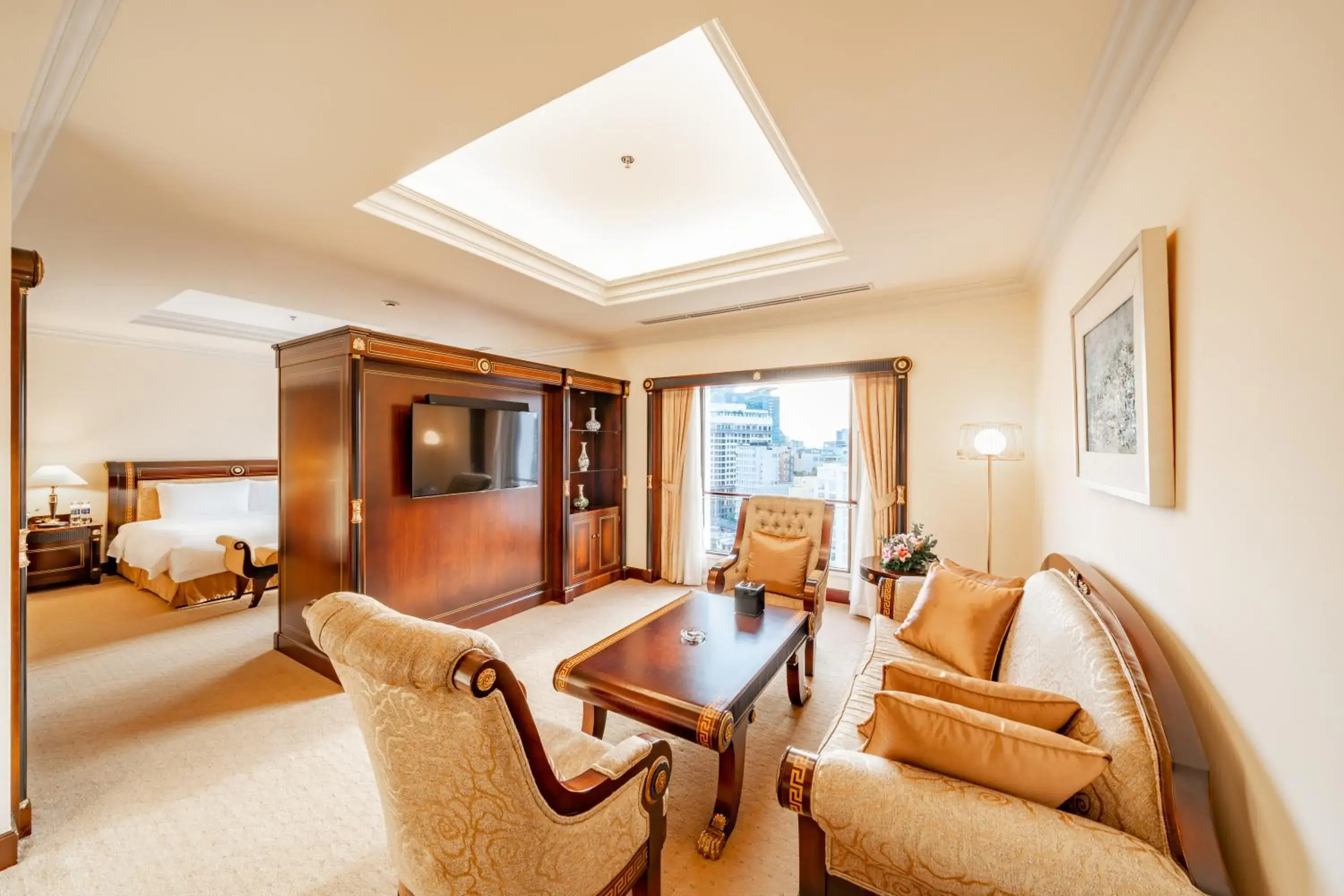 Photo of the whole room, Seating Area in Lotte Hotel Saigon