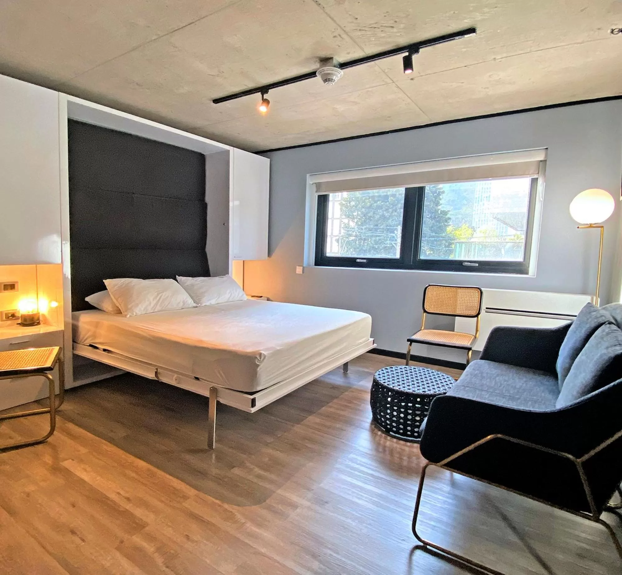 Photo of the whole room, Bed in hUB Providencia