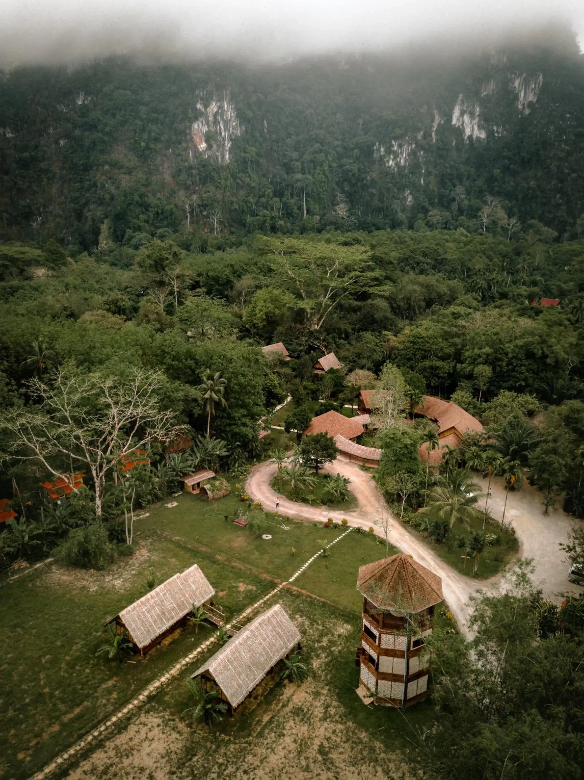 On site, Bird's-eye View in Our Jungle Camp - Eco Resort SHA Certified