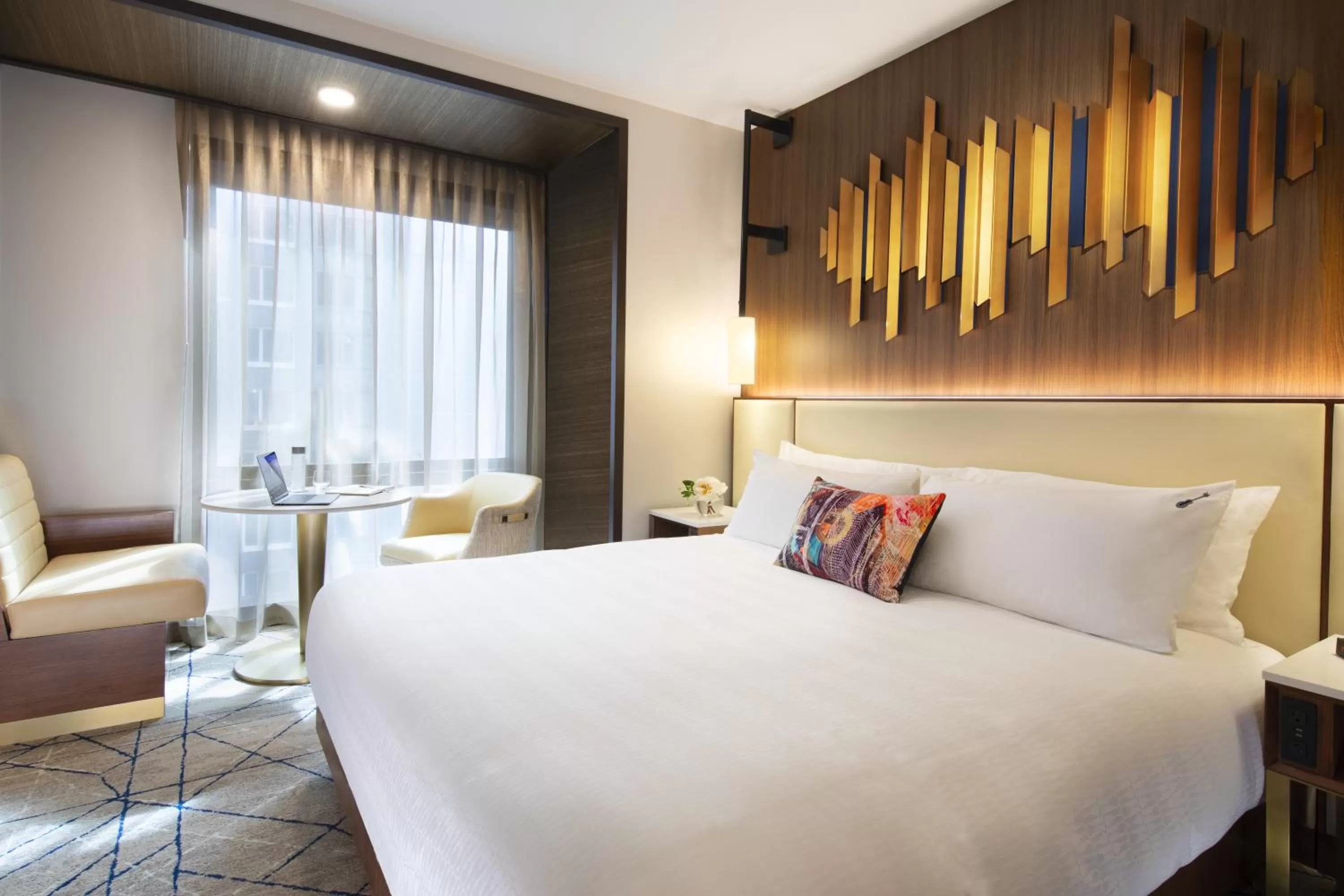 Bed in Hard Rock Hotel New York