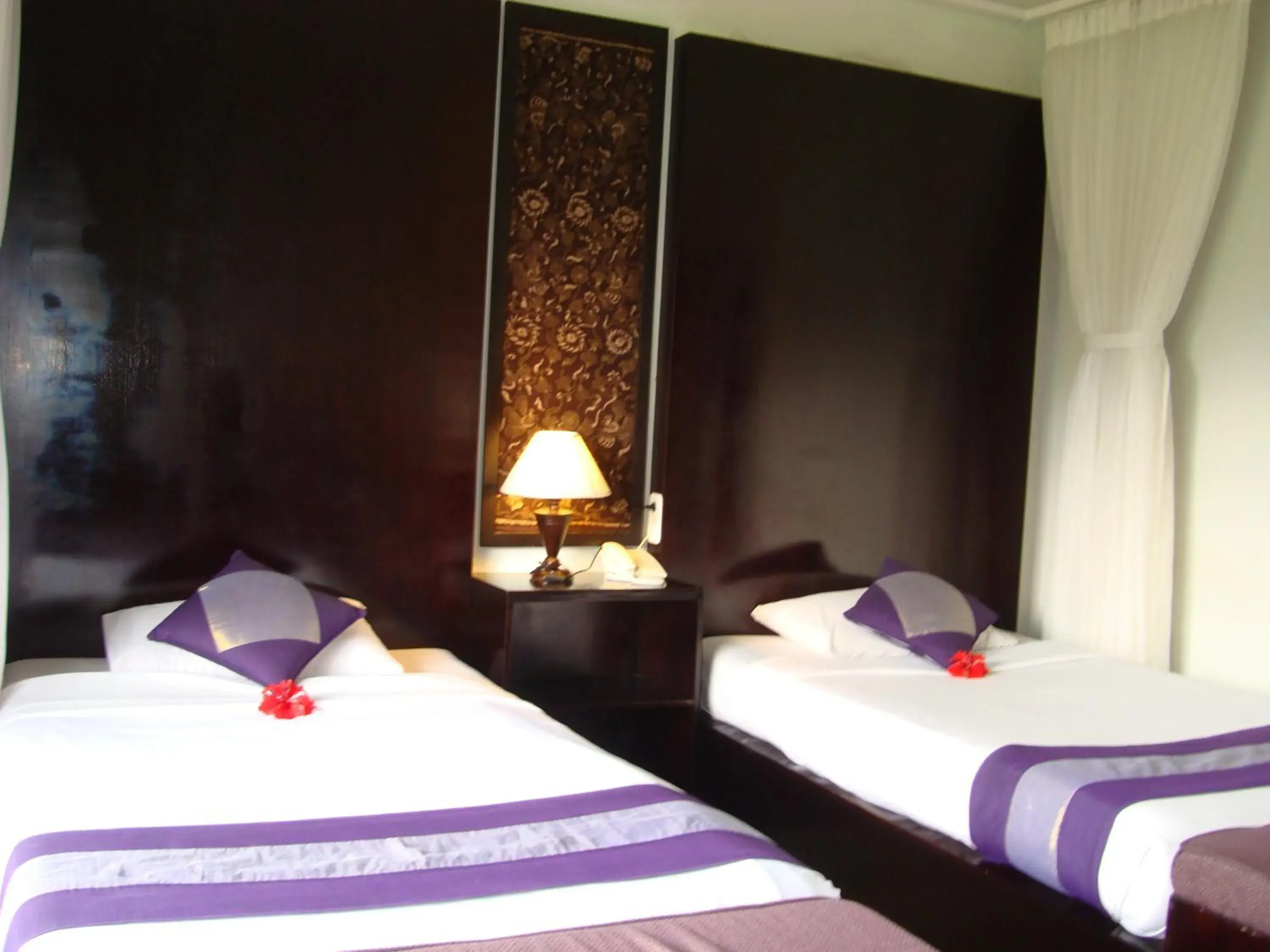 Bed in Anini Raka Resort & Spa