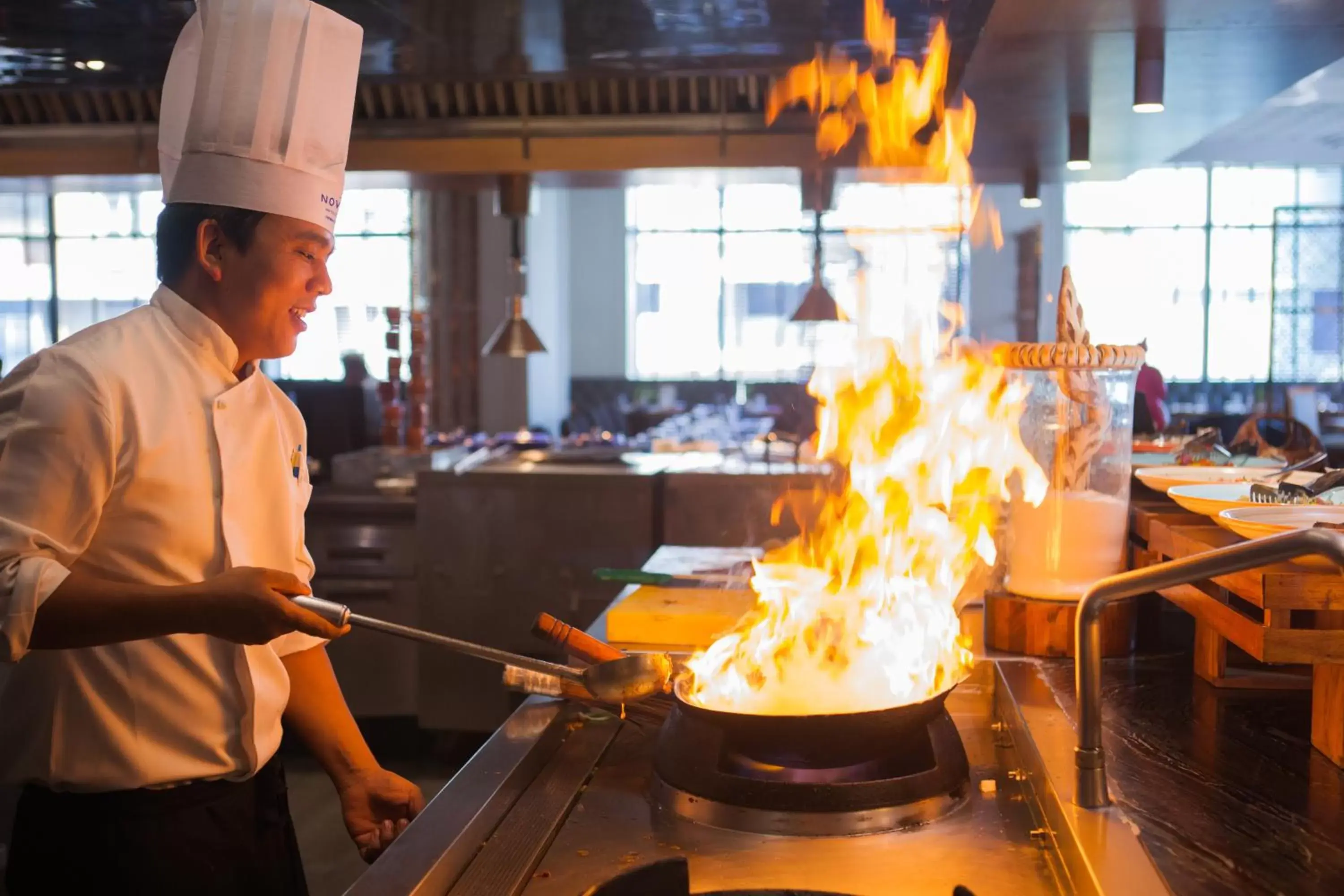 kitchen in Novotel Chennai Chamiers Road