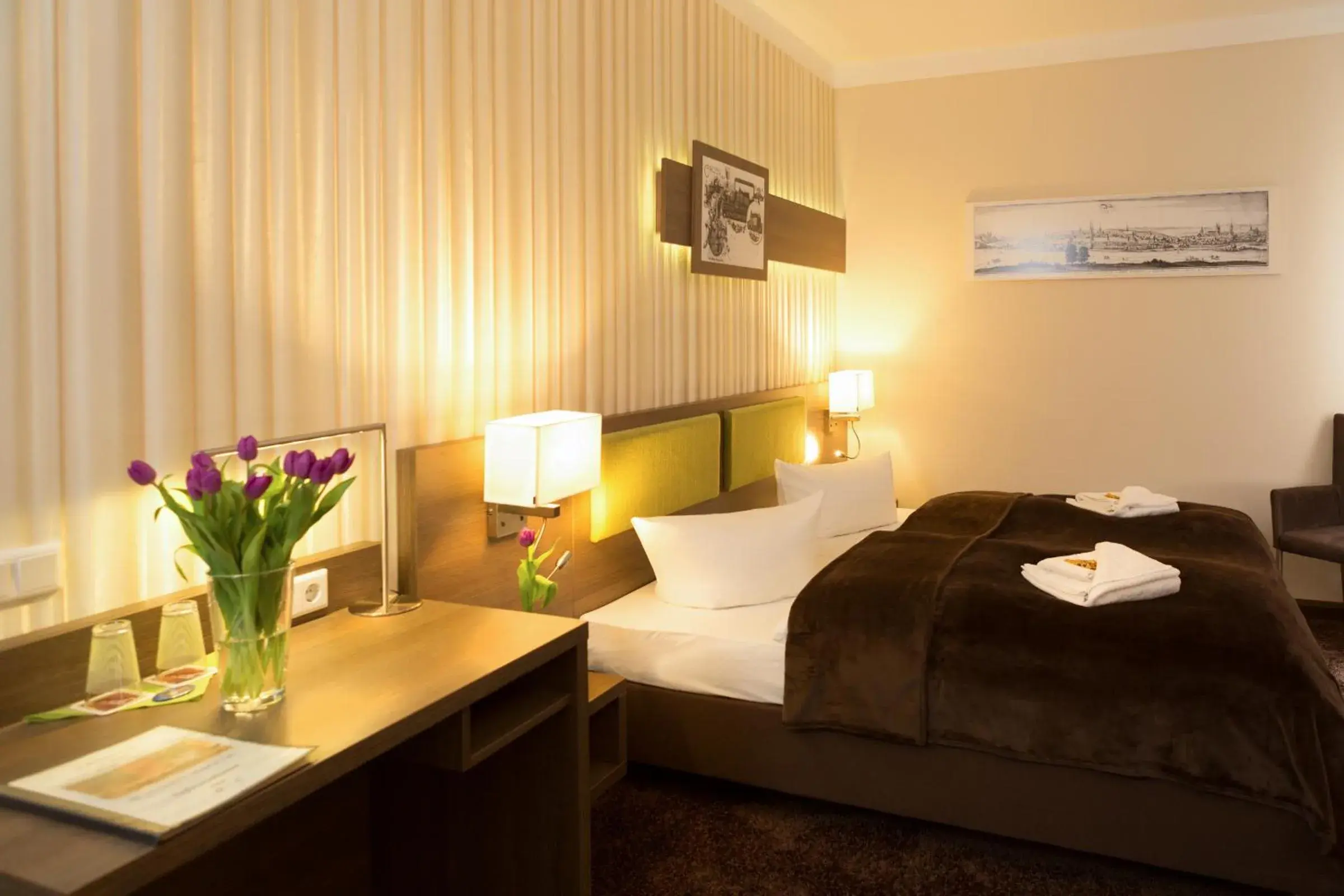 Deluxe Double Room with Bath in Hotel Weisse Elster