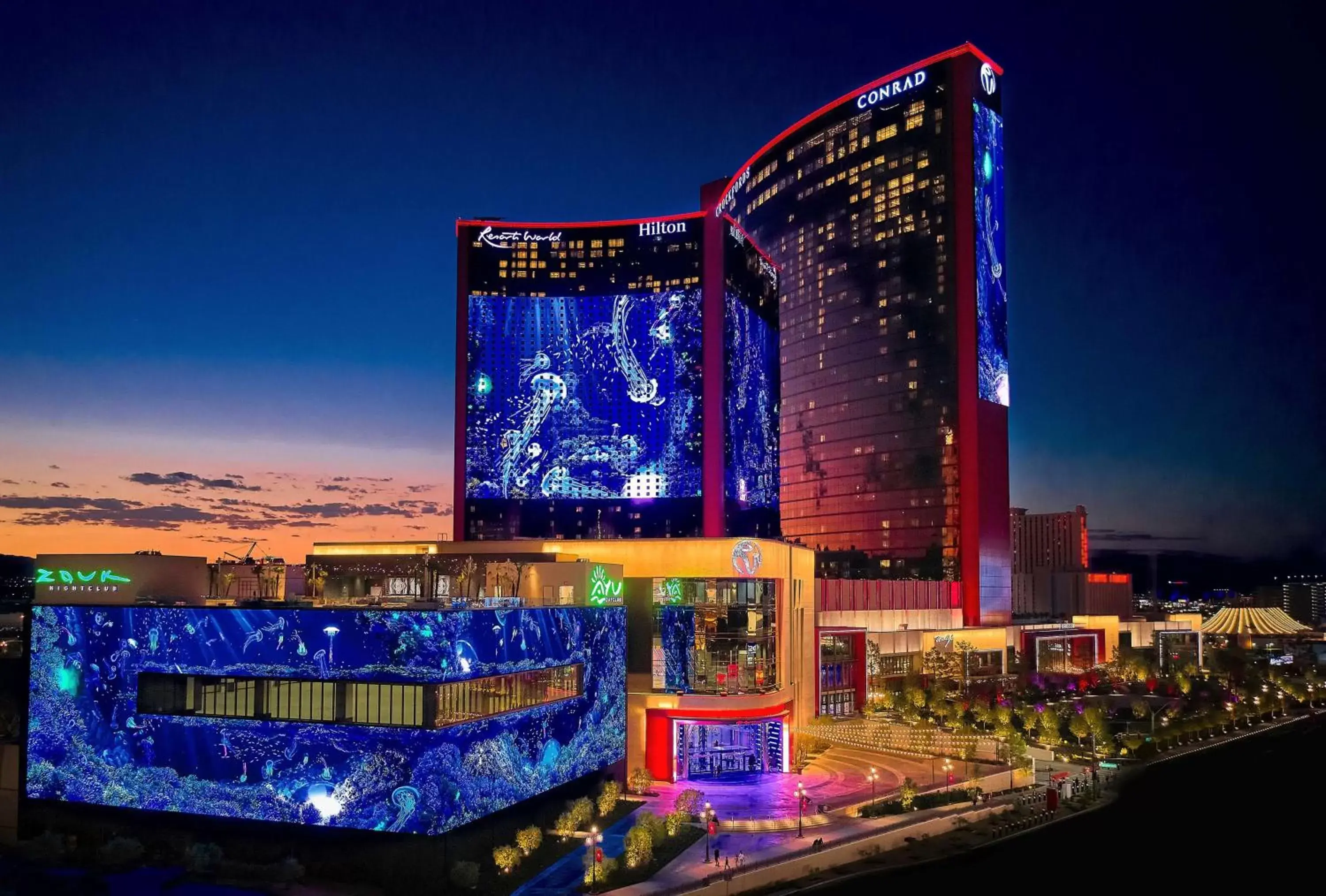 Property building in Las Vegas Hilton At Resorts World