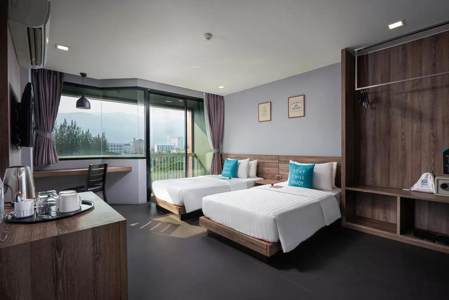 Mountain view in Cross Vibe Chiang Mai Decem Nimman Hotel - formerly X2 Vibe Chiang Mai Decem - SHA Extra Plus