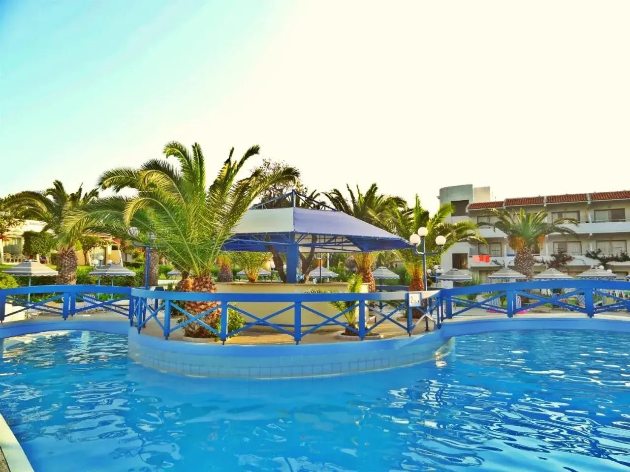 Swimming pool, Water Park in Filerimos Village Hotel