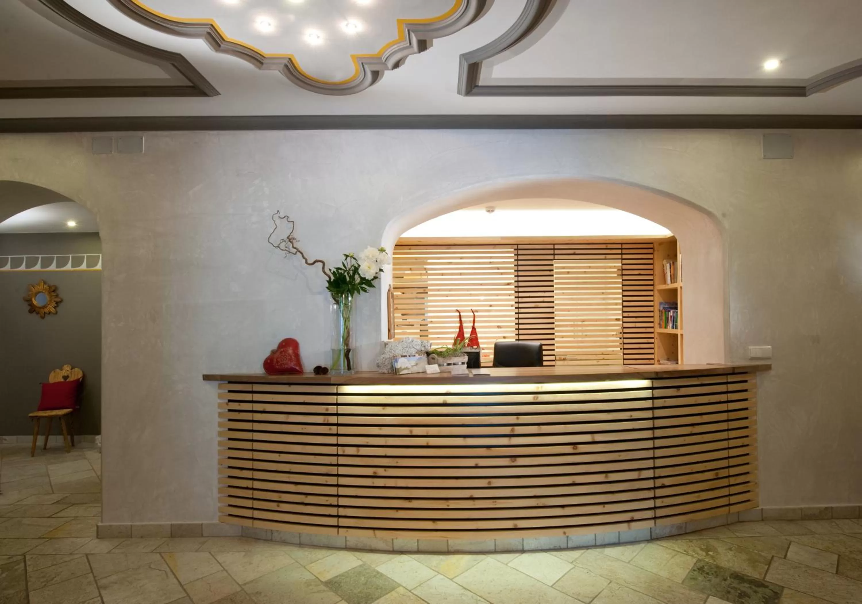 Lobby or reception in Hotel Ostaria Posta