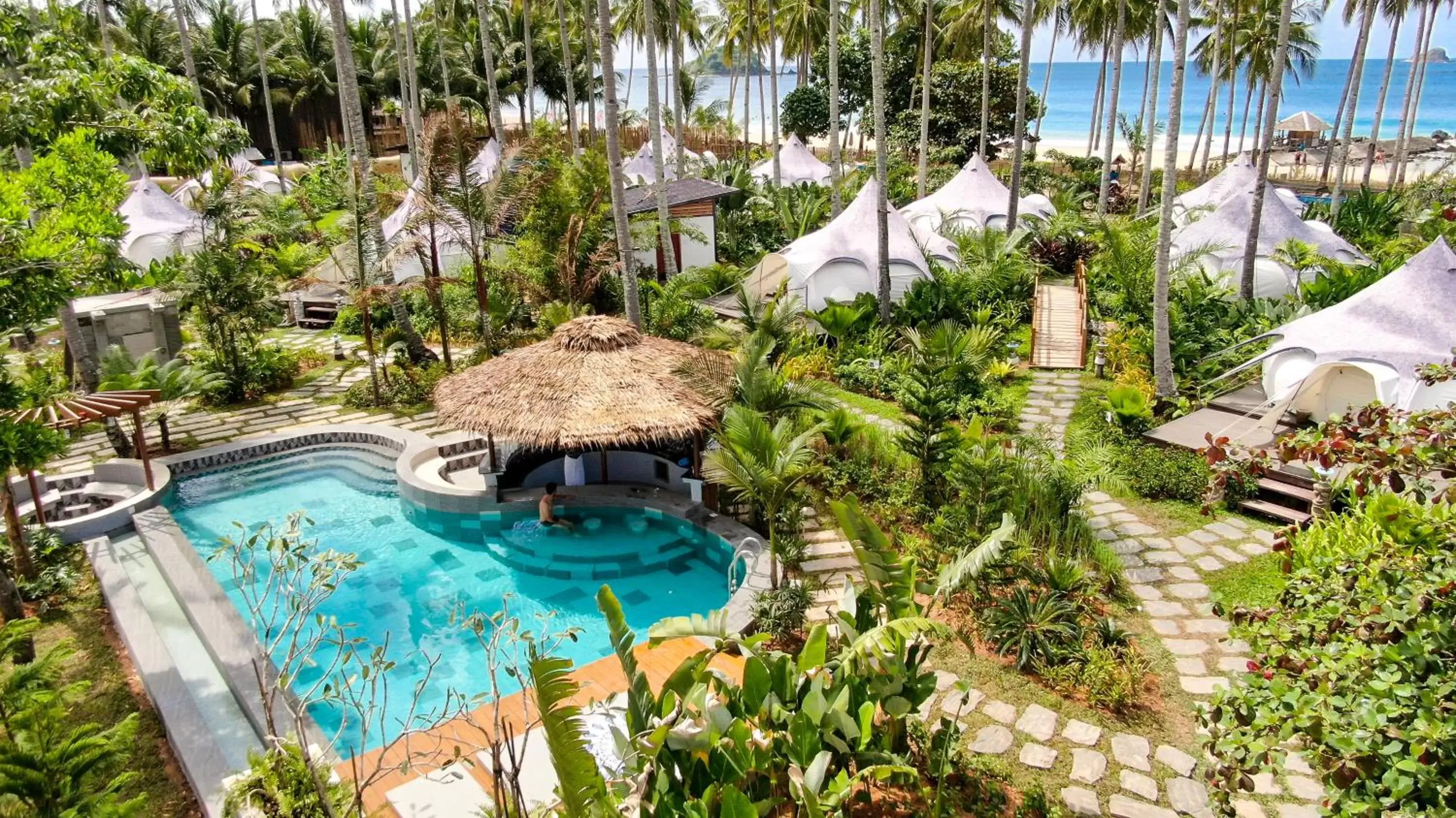 Pool view in Nacpan Beach Glamping Managed by H Hospitality Group Pool view in Nacpan Beach Glamping Managed by H Hospitality Group