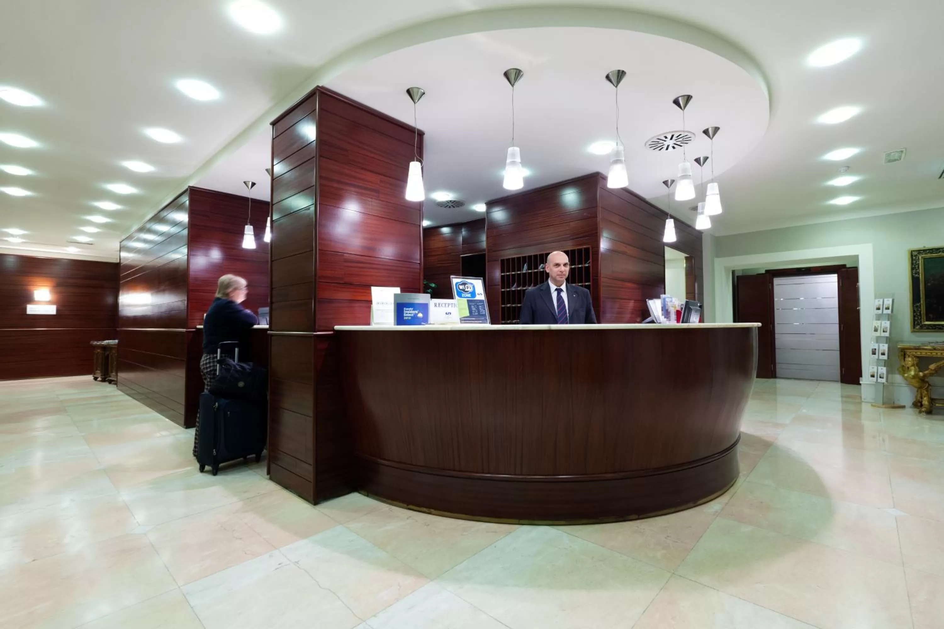 Lobby or reception in Hotel Delle Nazioni