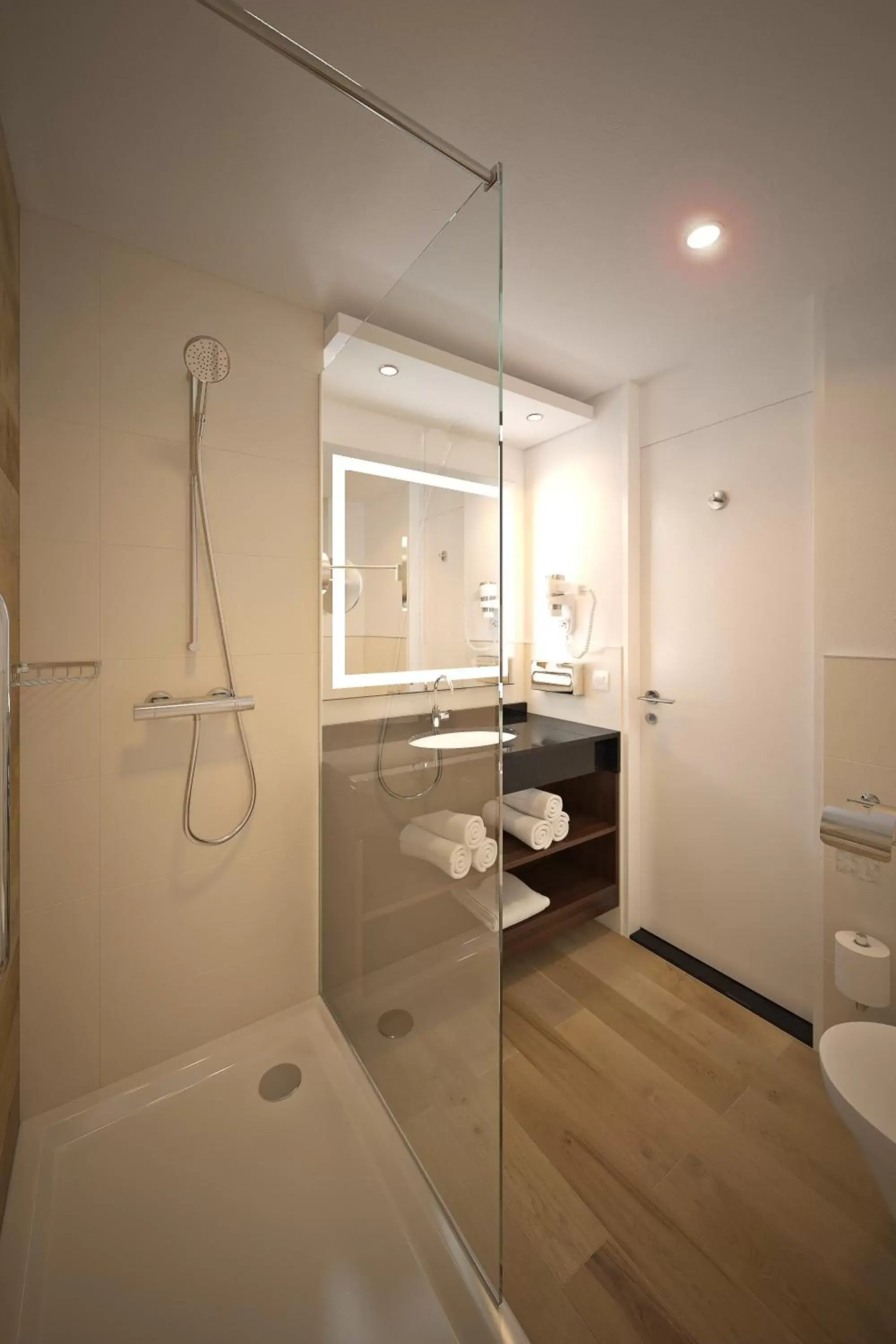 Shower, Bathroom in Crowne Plaza Maastricht, an IHG Hotel