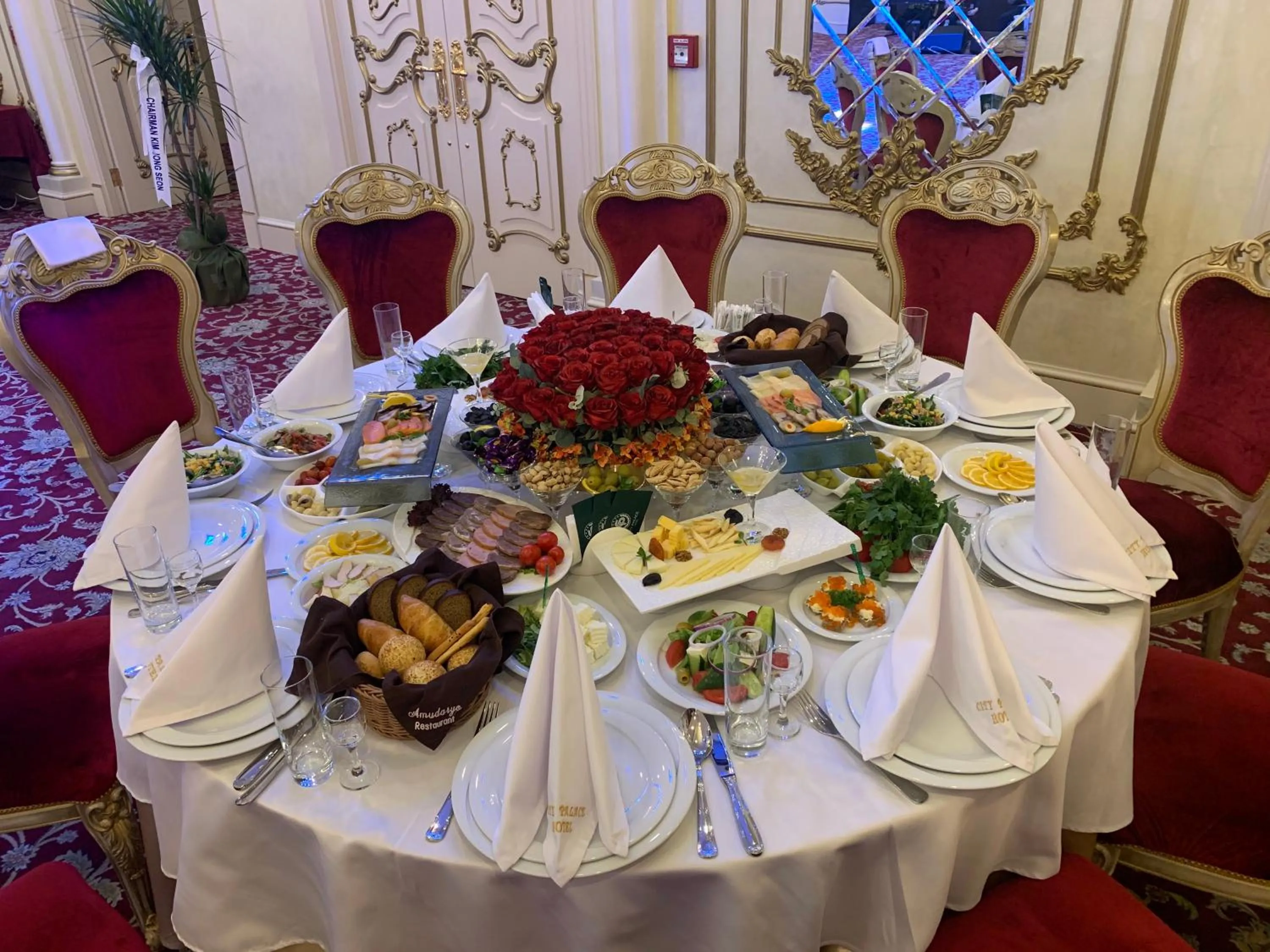 Lunch in City Palace Hotel Tashkent