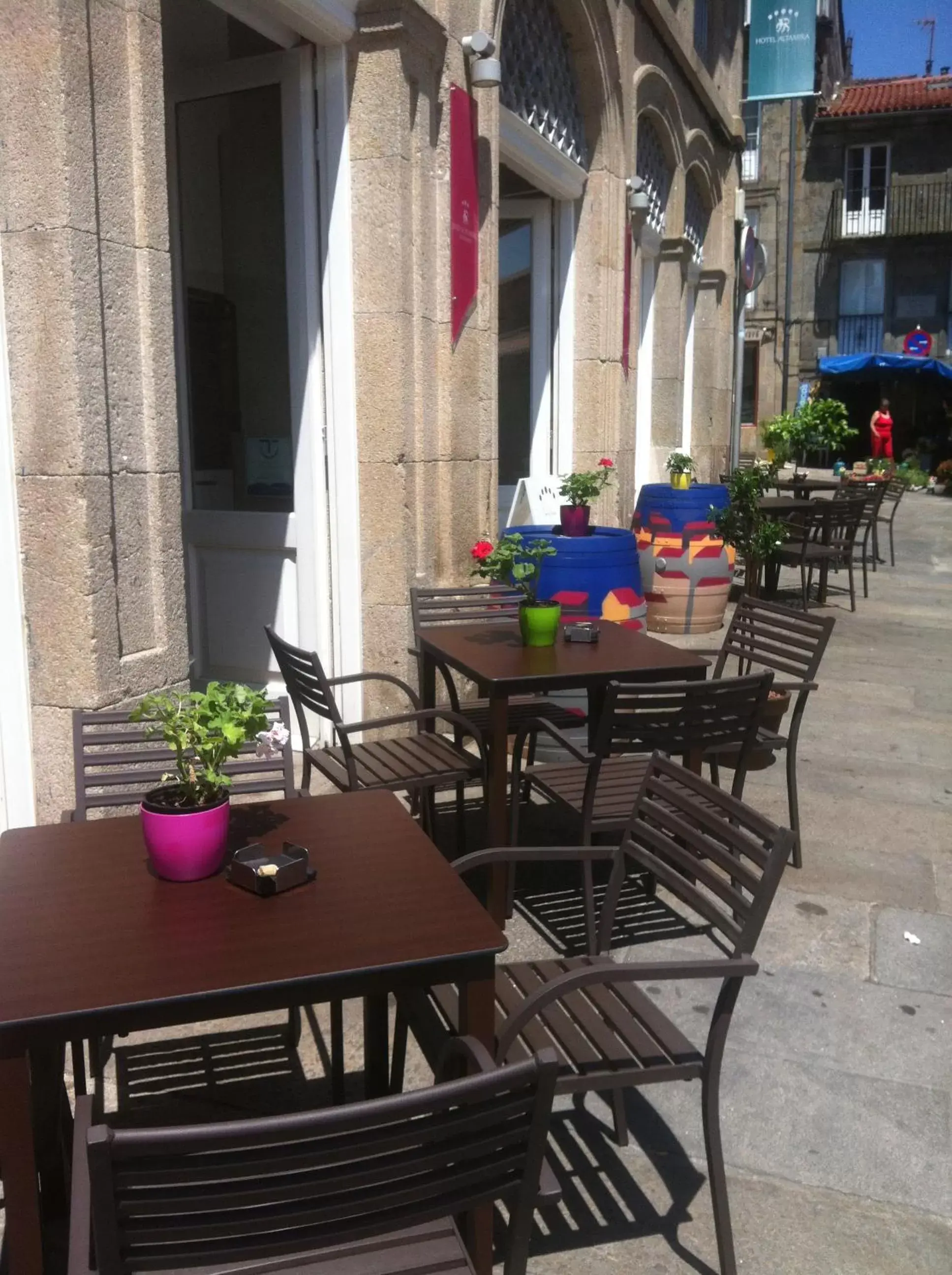 Balcony/Terrace, Restaurant/Places to Eat in Hotel Pazo de Altamira