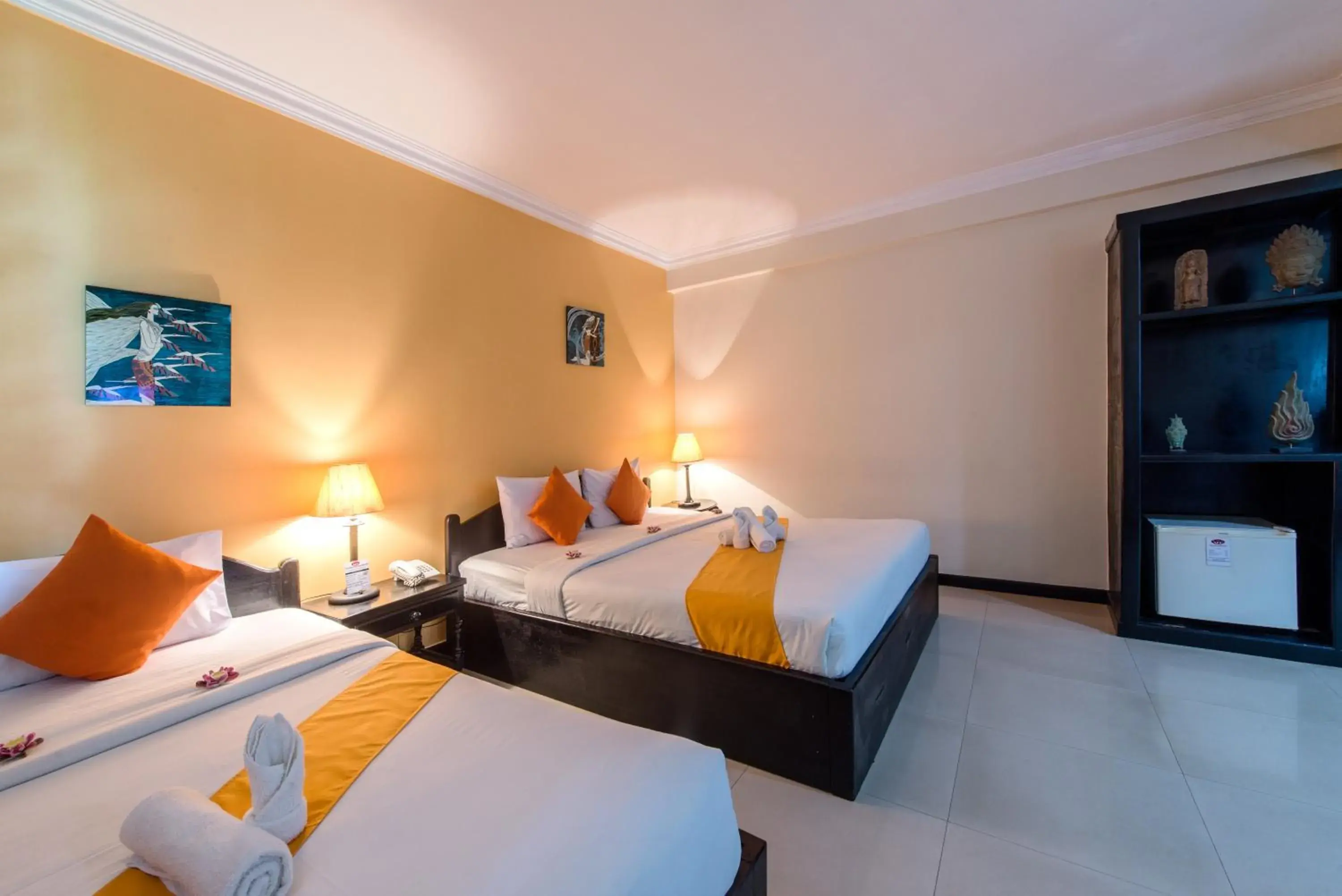 Photo of the whole room, Bed in Angkor Panoramic Boutique Hotel