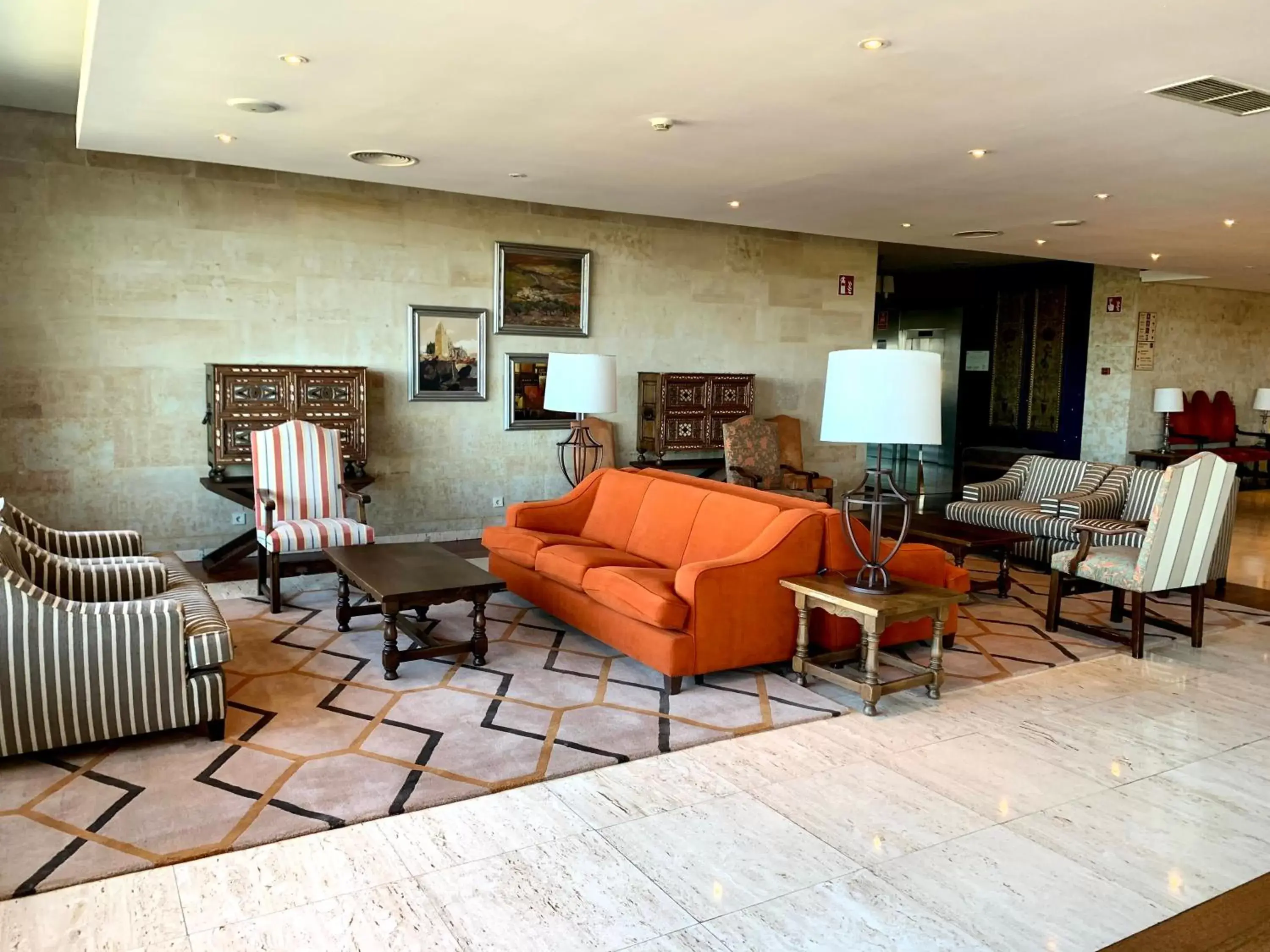 Lobby or reception, Seating Area in Parador de Salamanca