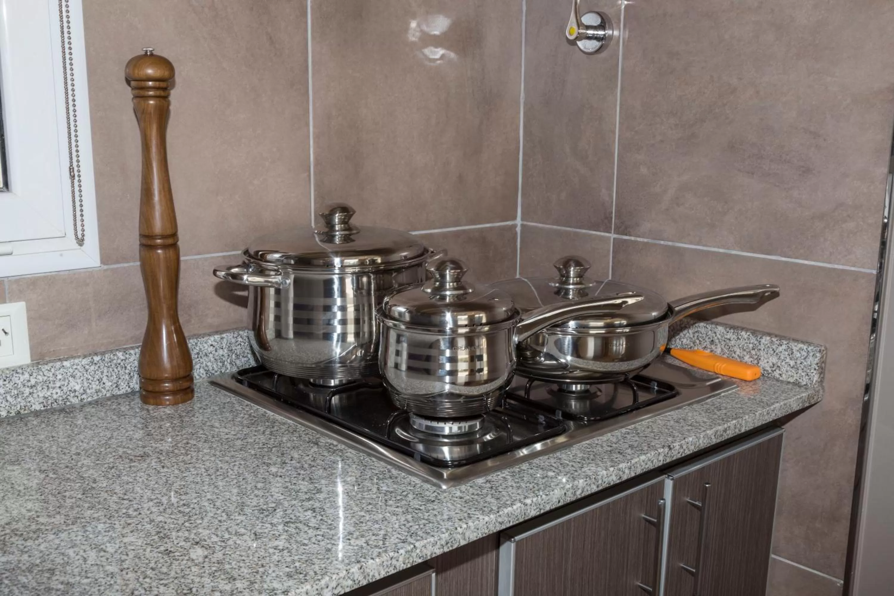 Kitchen or kitchenette in Tierra Tehuelche Hostería y Aparts