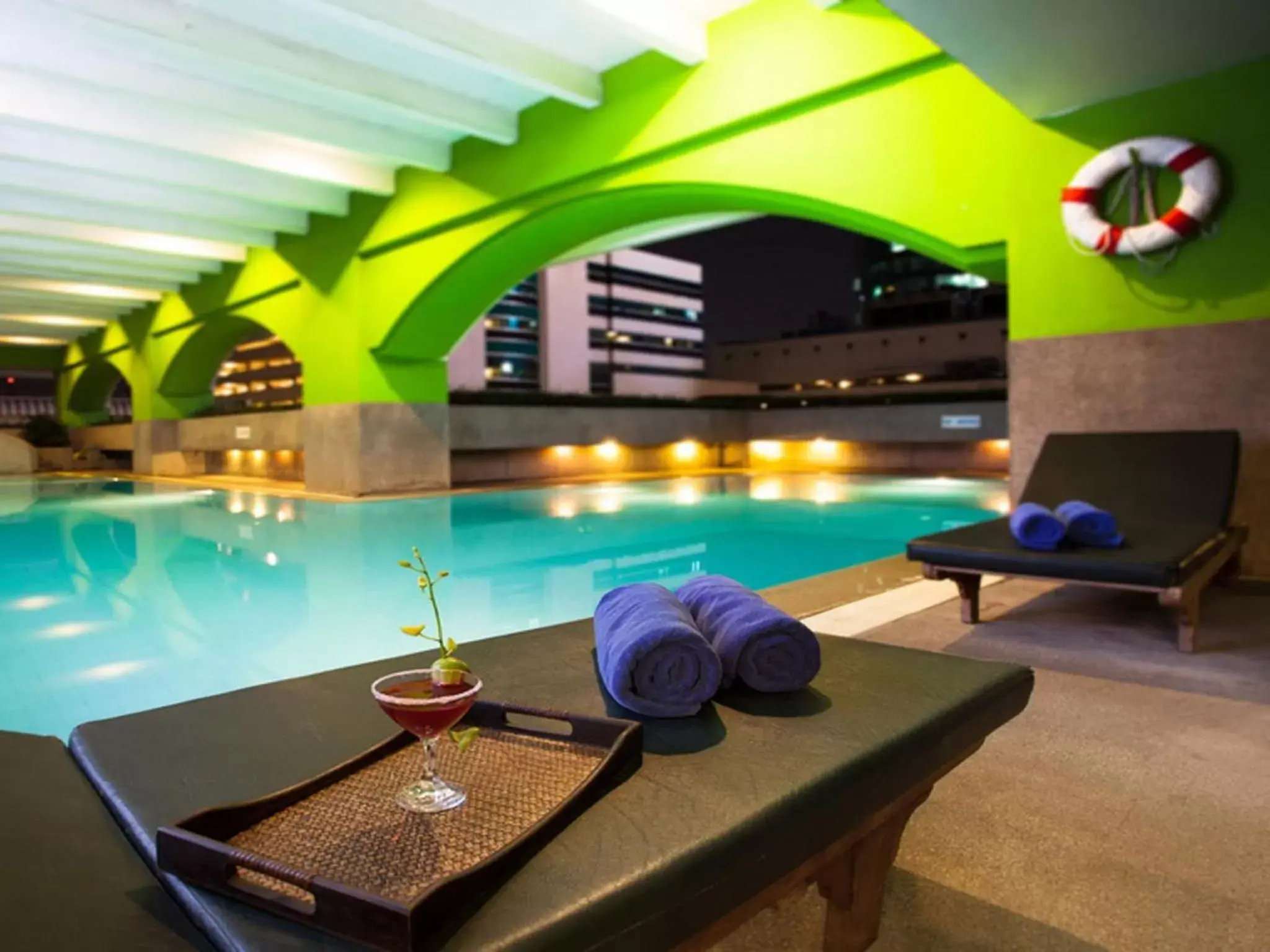 Swimming Pool in Arnoma Hotel Bangkok - SHA Plus