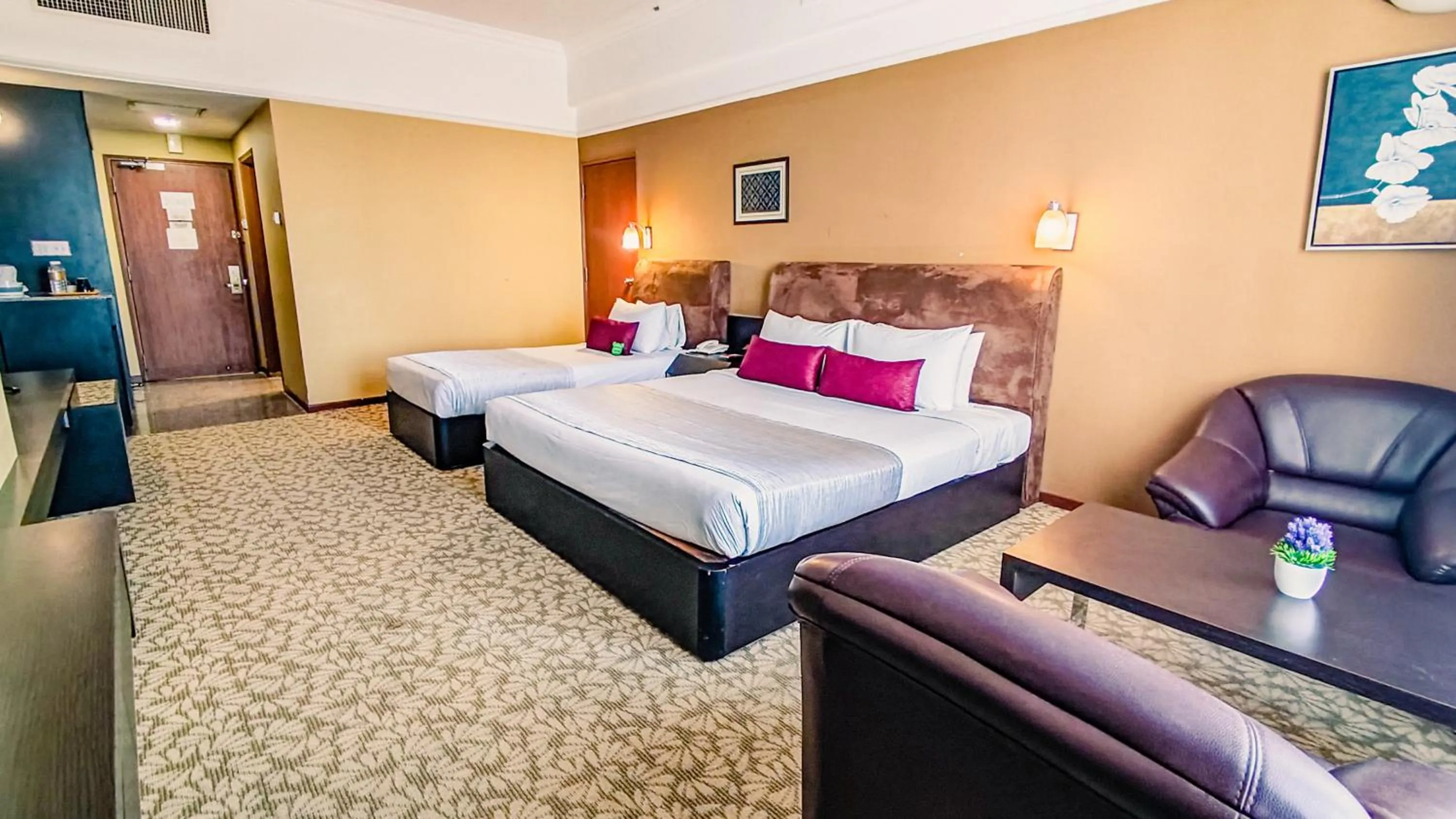 Bed in New York Hotel