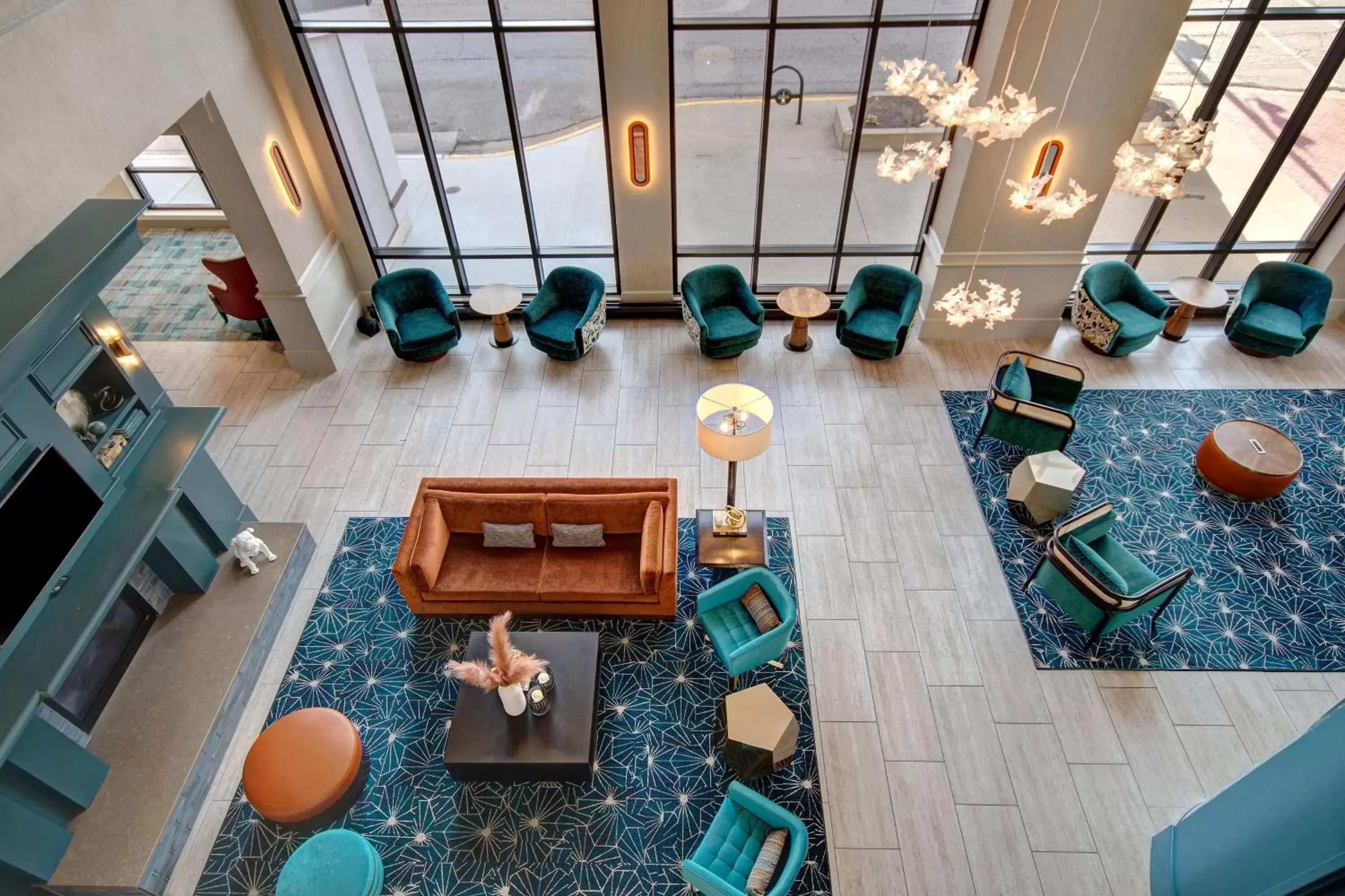 Lobby or reception in Hilton Garden Inn Terre Haute