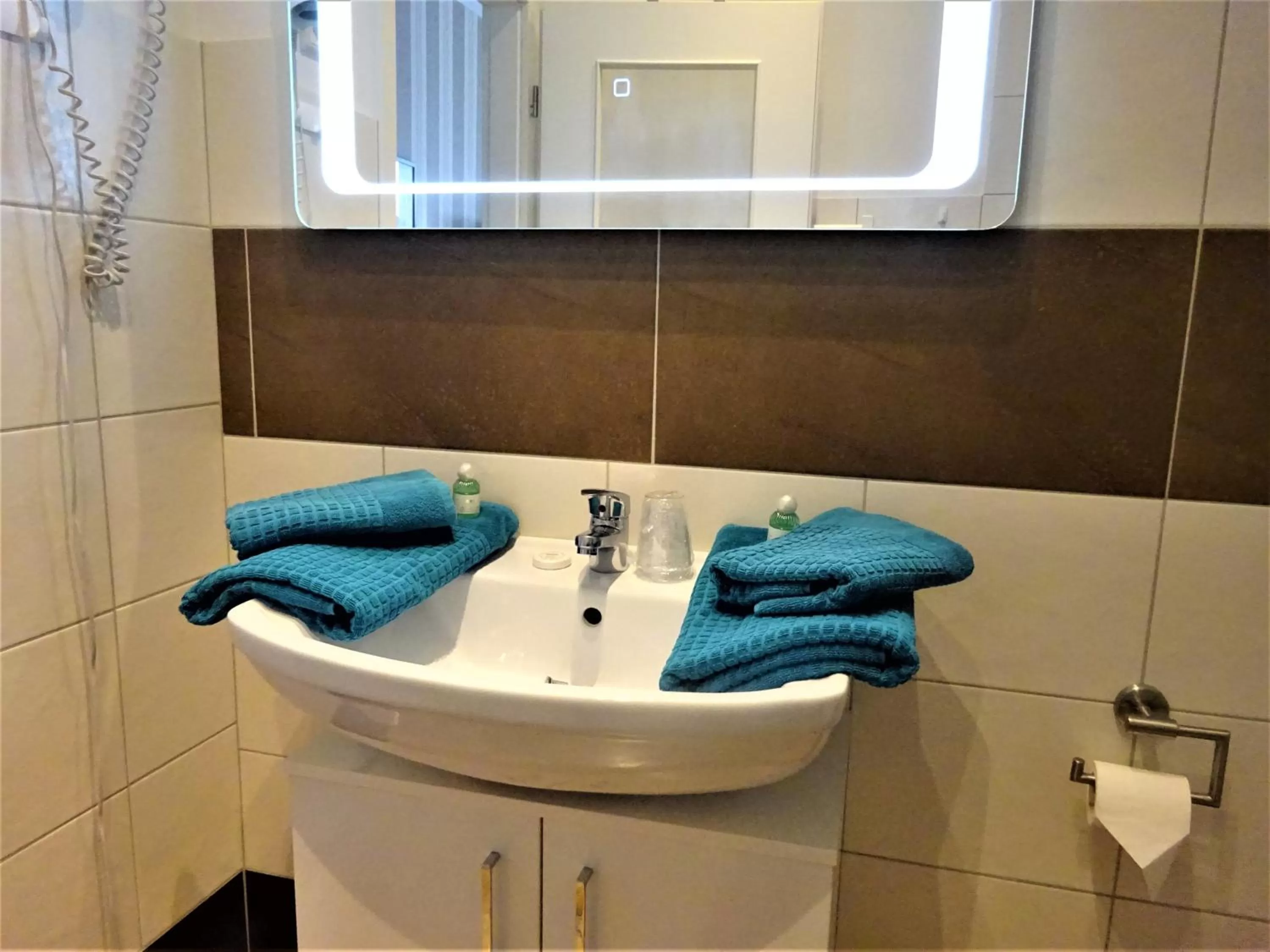 Bathroom in Hotel Pension Zur Fährbrücke