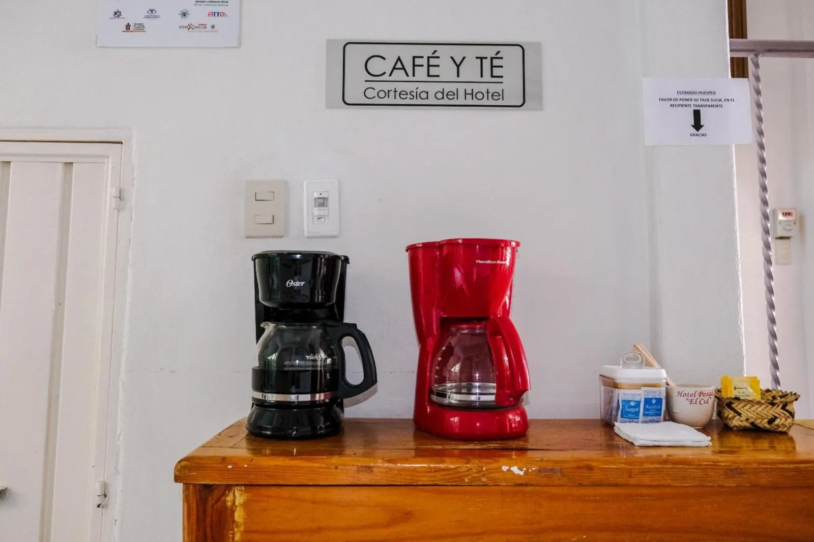 Coffee/tea facilities in Hotel Posada el Cid