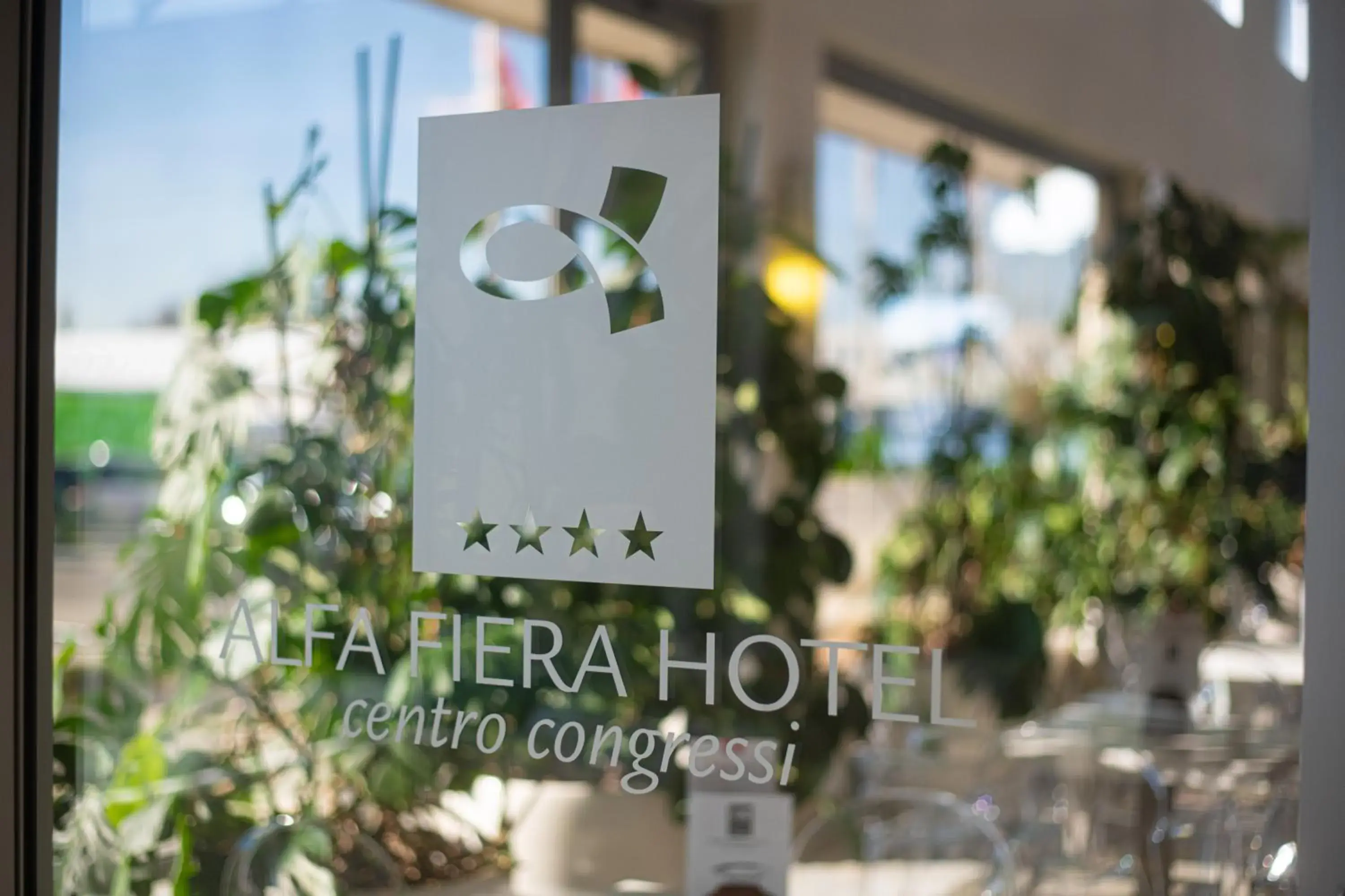 Lobby or reception, Property Logo/Sign in Alfa Fiera Hotel