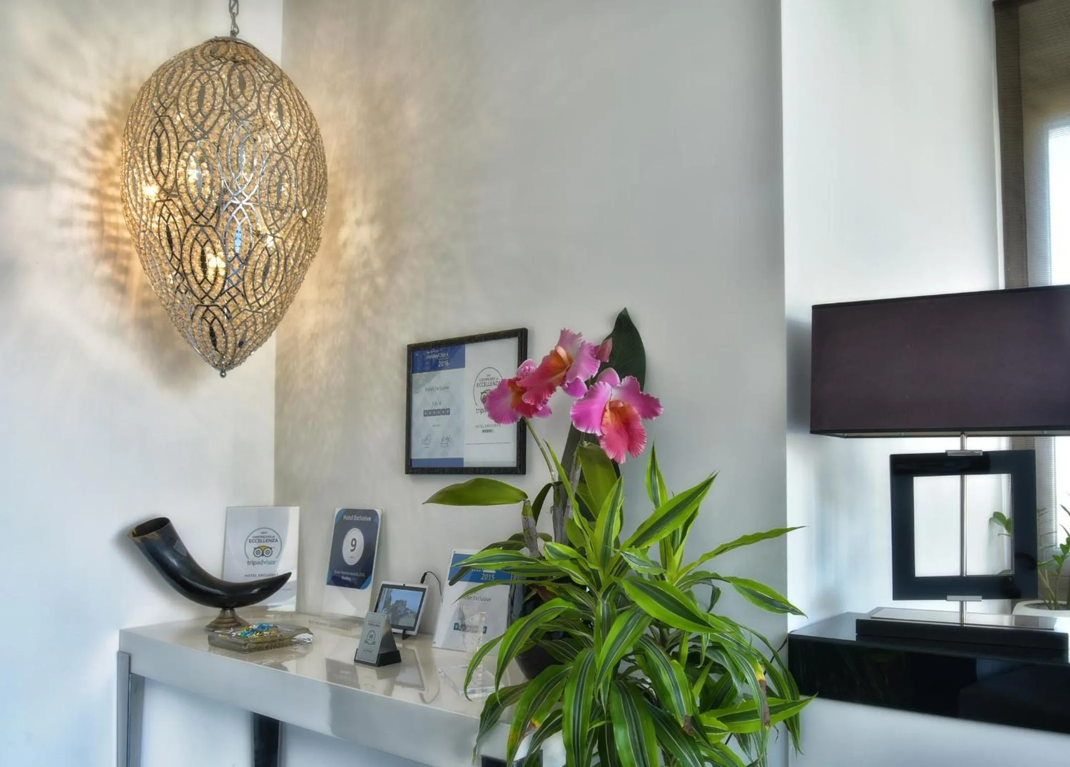 Lobby or reception in Hotel Exclusive