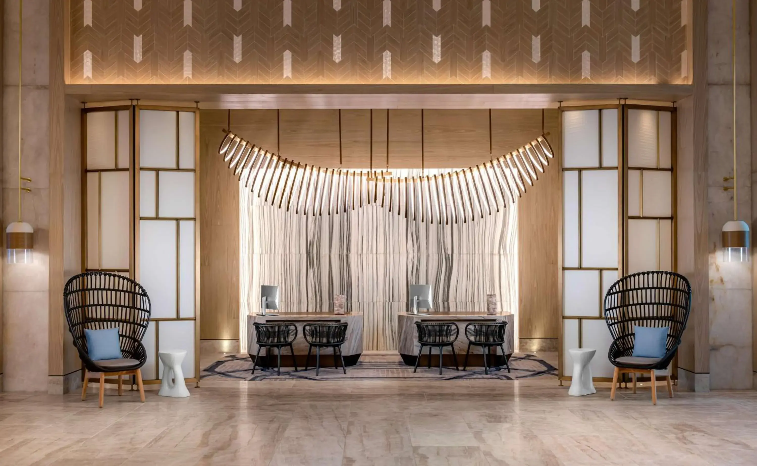 Lobby or reception in Waldorf Astoria Riviera Maya Lobby or reception in Waldorf Astoria Riviera Maya