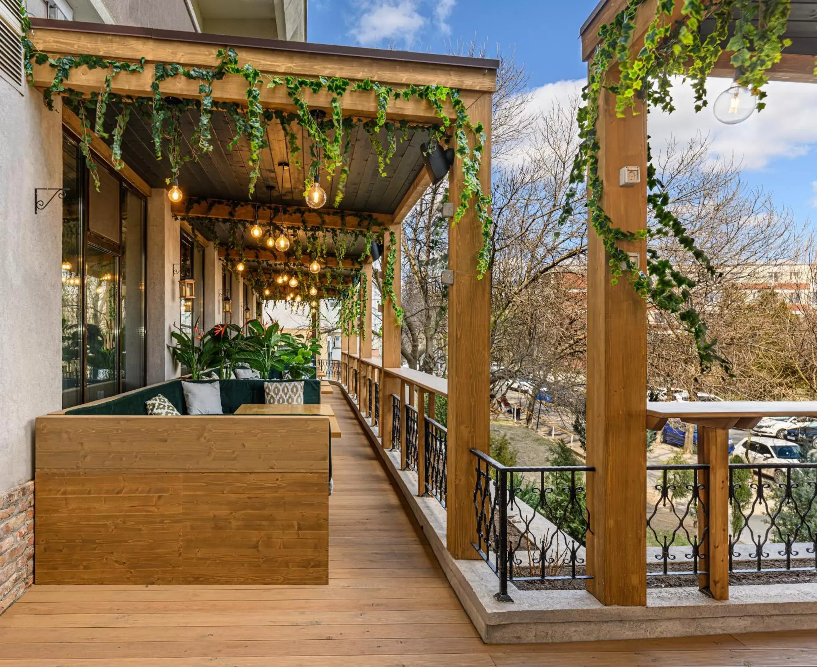 Balcony/Terrace in Faleza Hotel by Vega