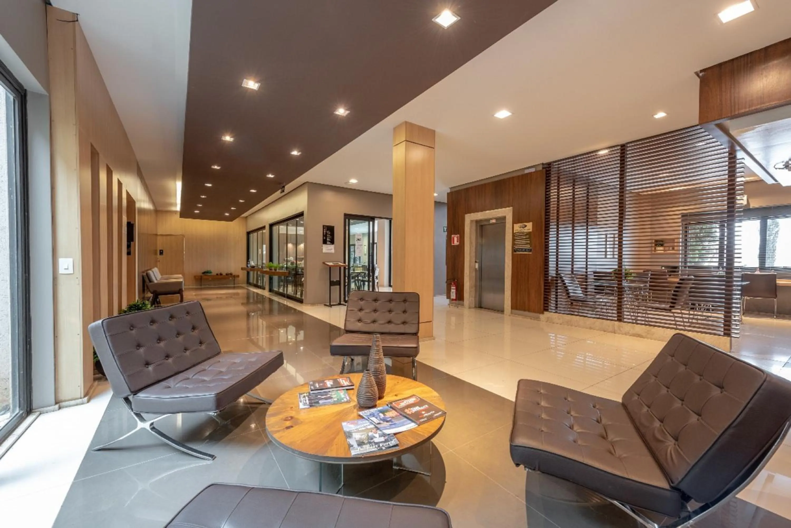 Lobby or reception in Class Hotel Alfenas