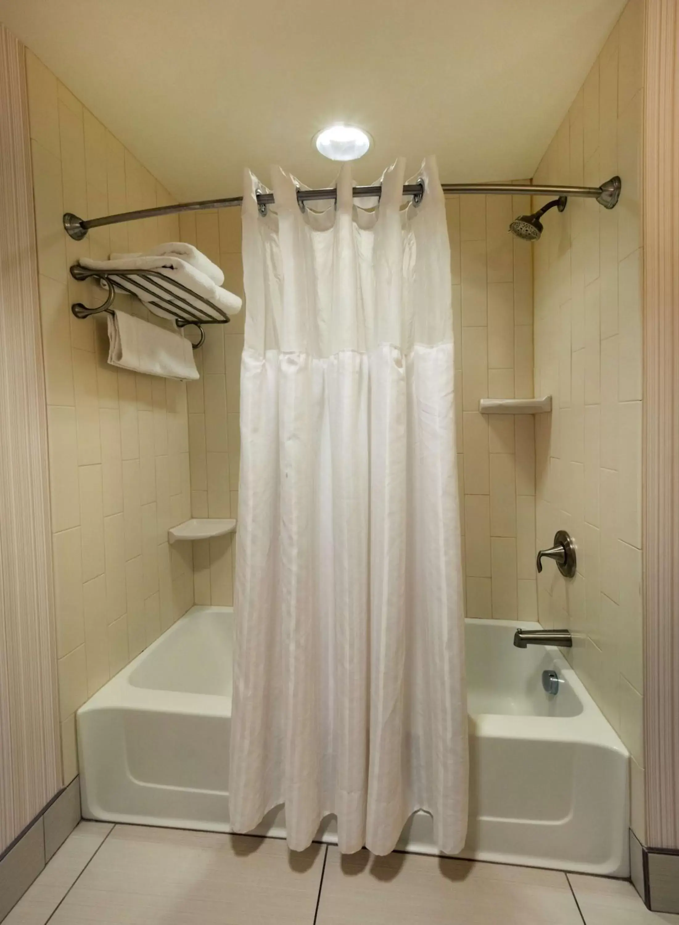 Bathroom in The Hilton Garden Inn Buffalo-Downtown Bathroom in The Hilton Garden Inn Buffalo-Downtown