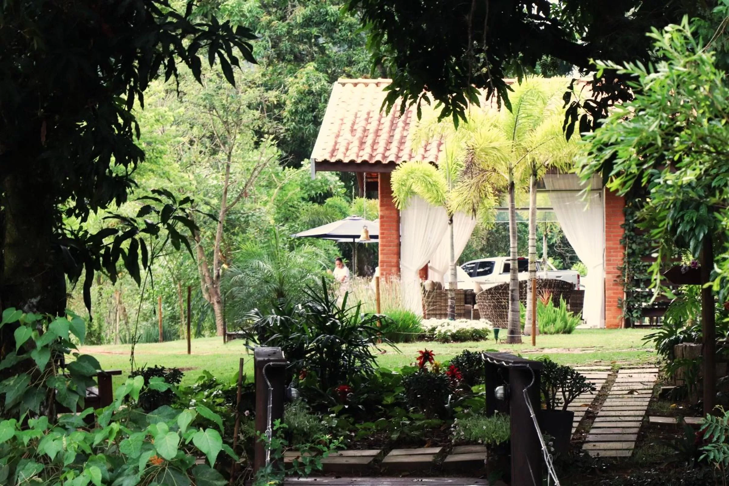 Patio in Pousada Santa Thereza