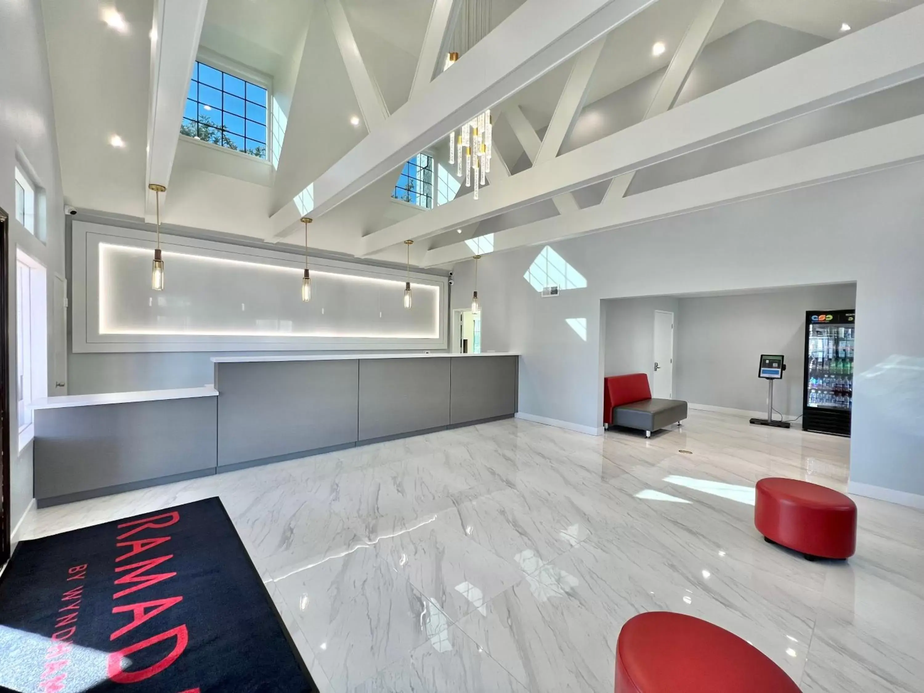 Lobby or reception in Ramada by Wyndham Anaheim Convention Center Lobby or reception in Ramada by Wyndham Anaheim Convention Center