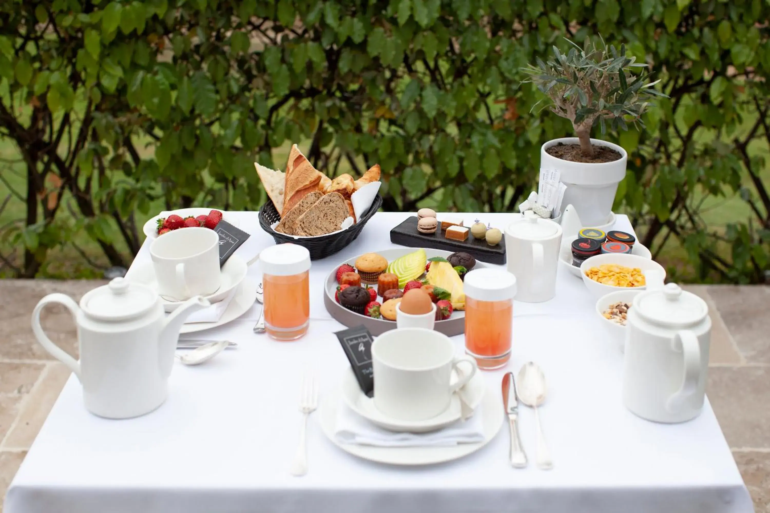 Continental breakfast in Hotel Les Bories & Spa