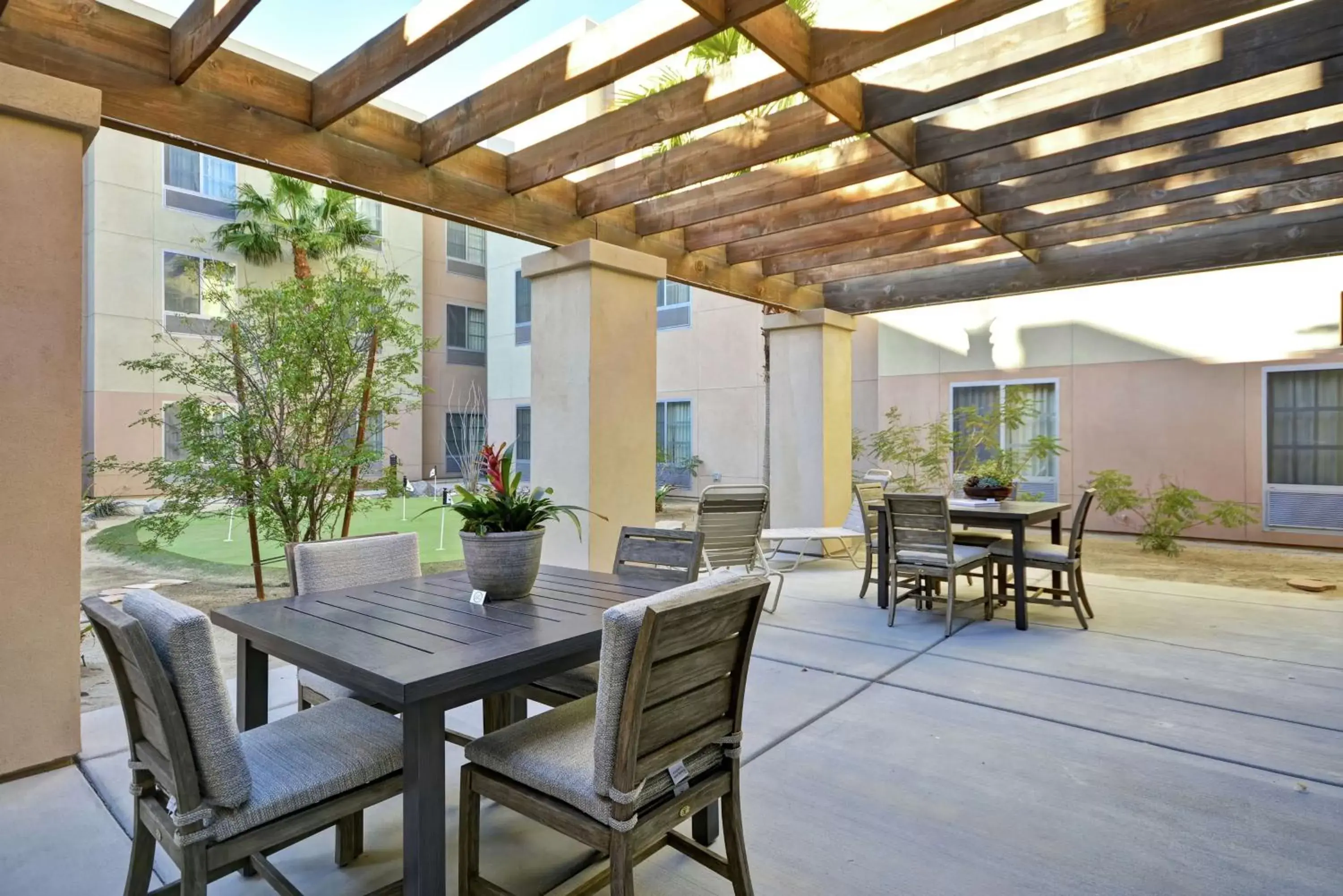 Patio in Homewood Suites by Hilton Palm Desert
