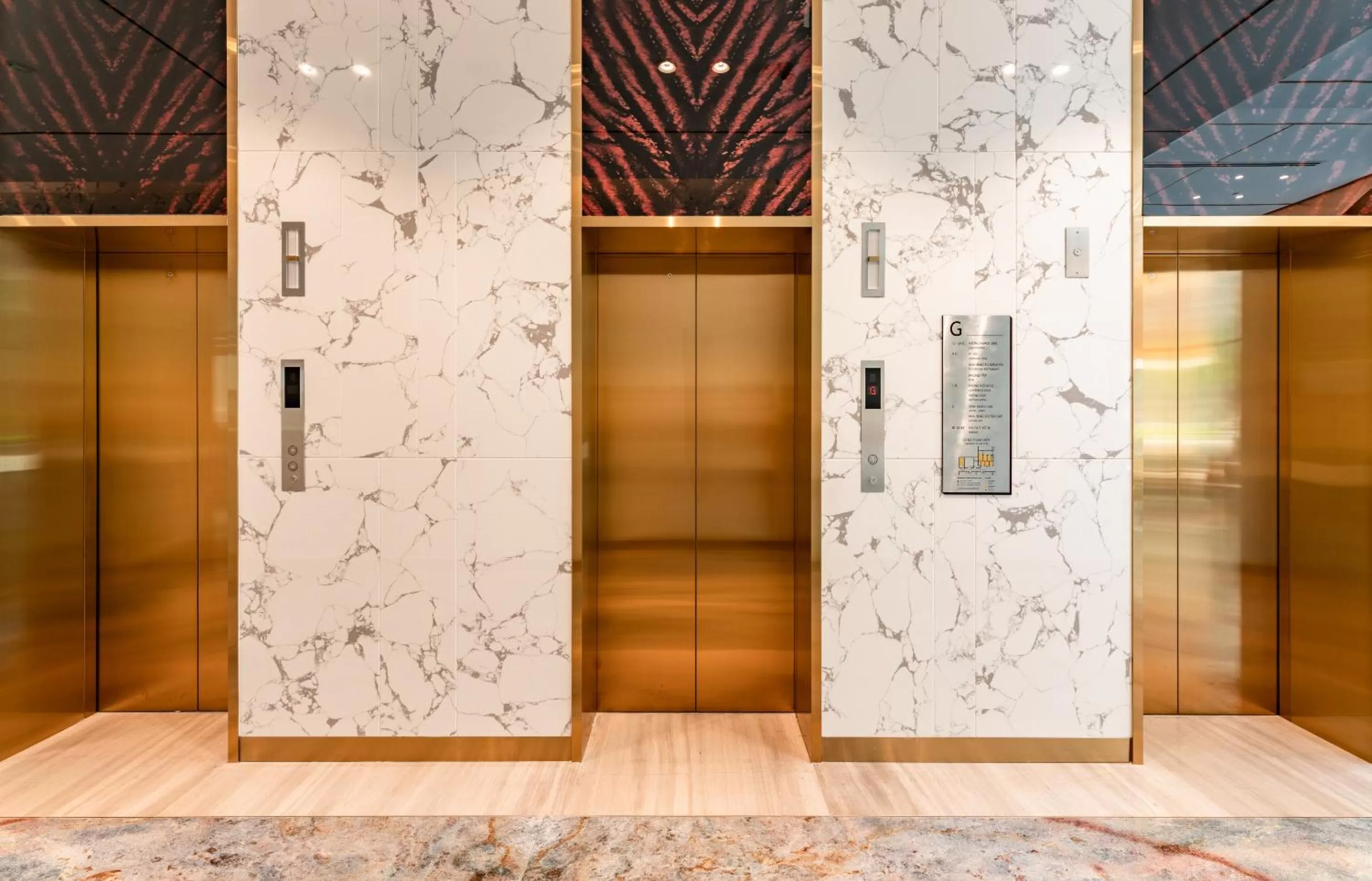 elevator in Mövenpick Living West Hanoi