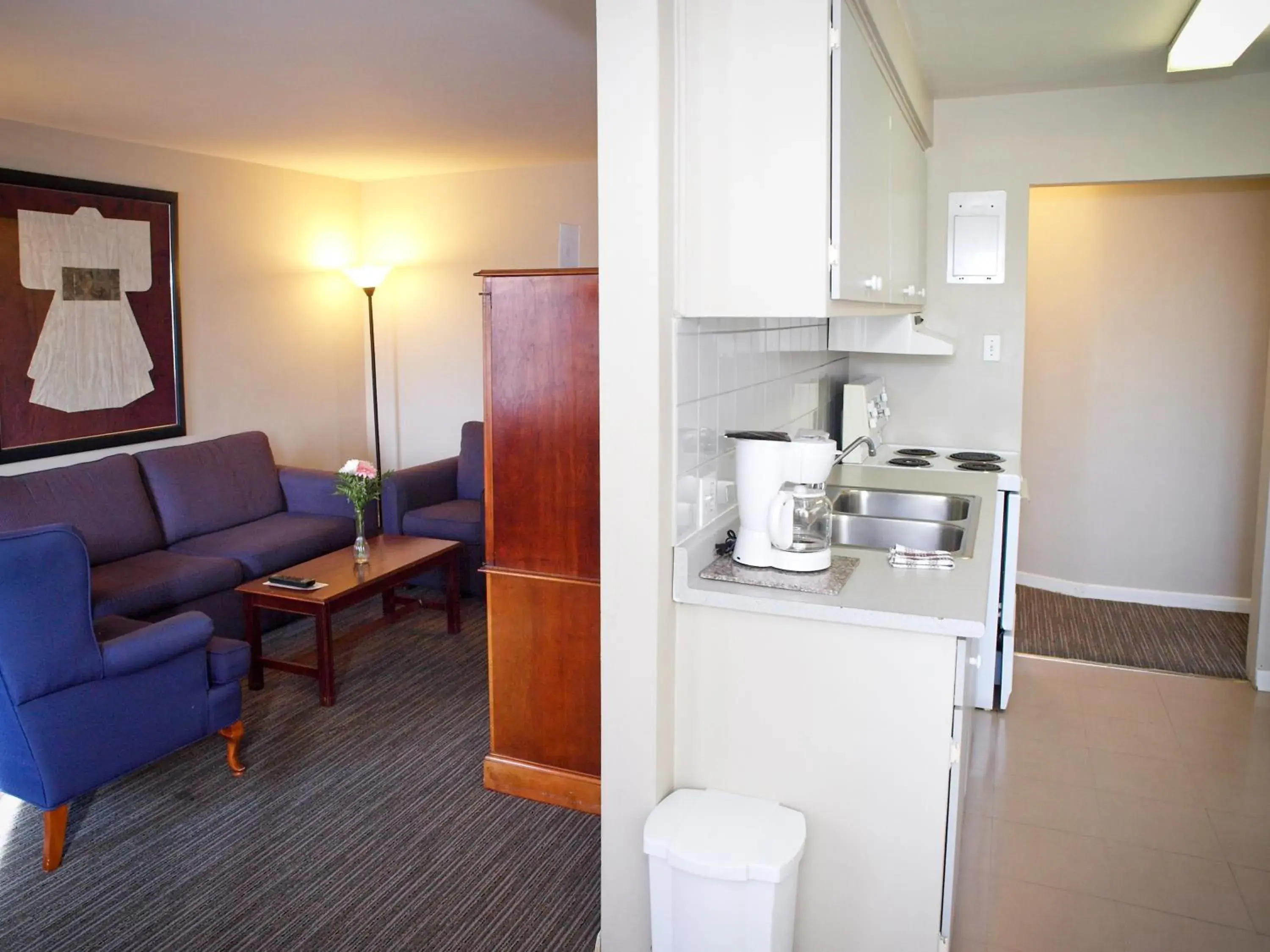 Kitchen or kitchenette in Beausejour Hotel Apartments/Hotel Dorval