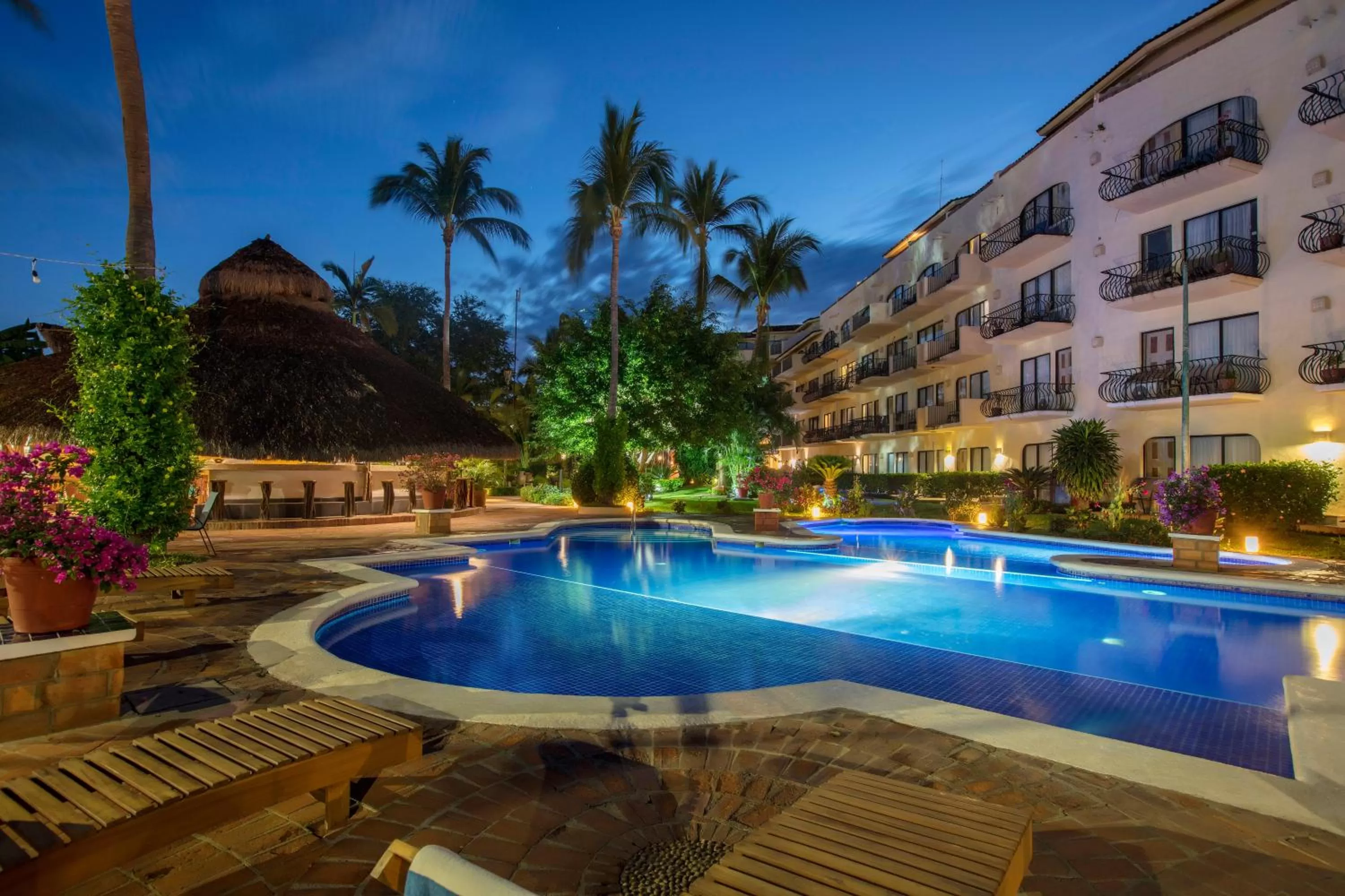 Property building in Flamingo Vallarta Hotel & Marina