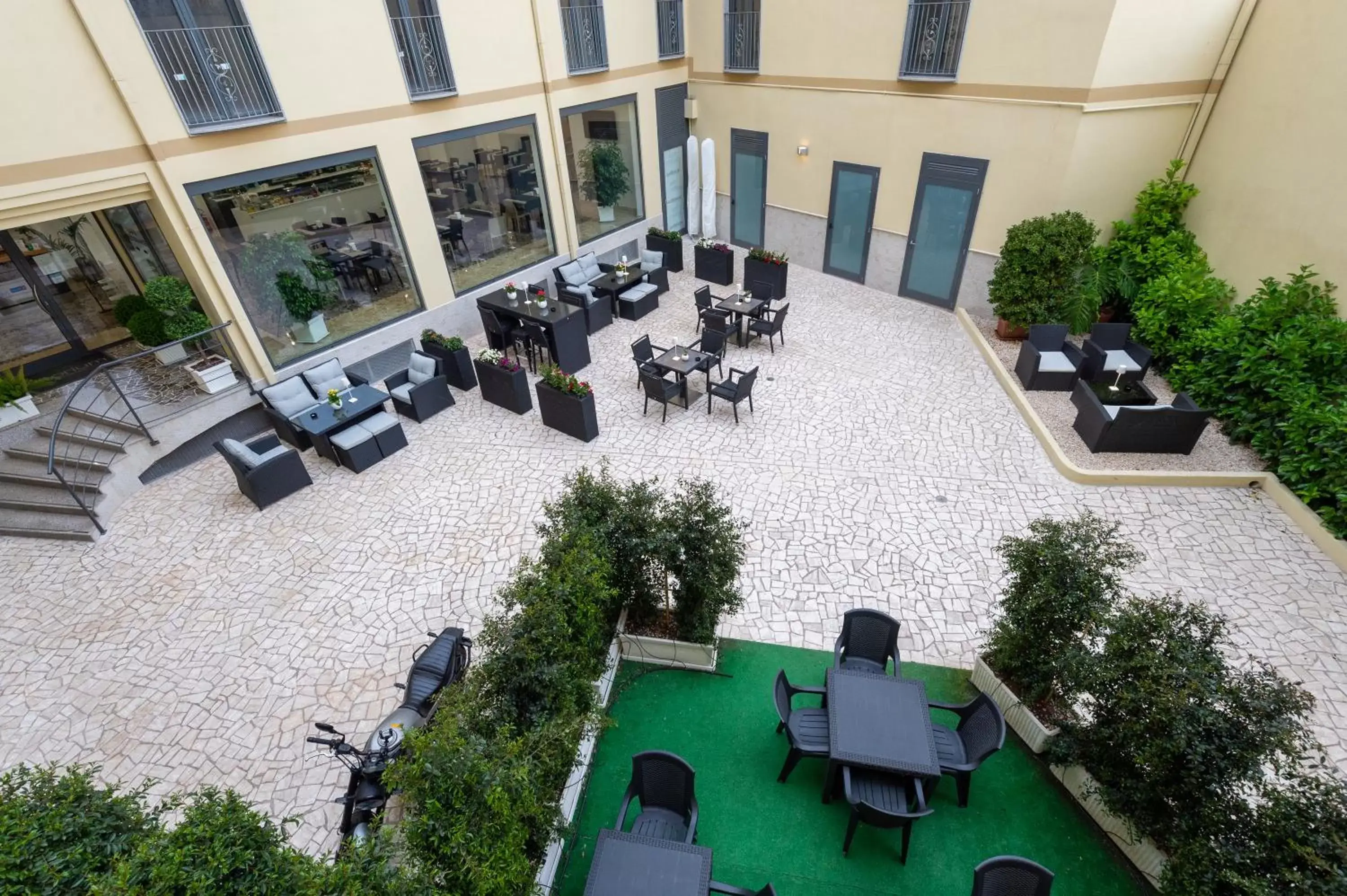 Bird's eye view, Pool View in Hotel Auditorium