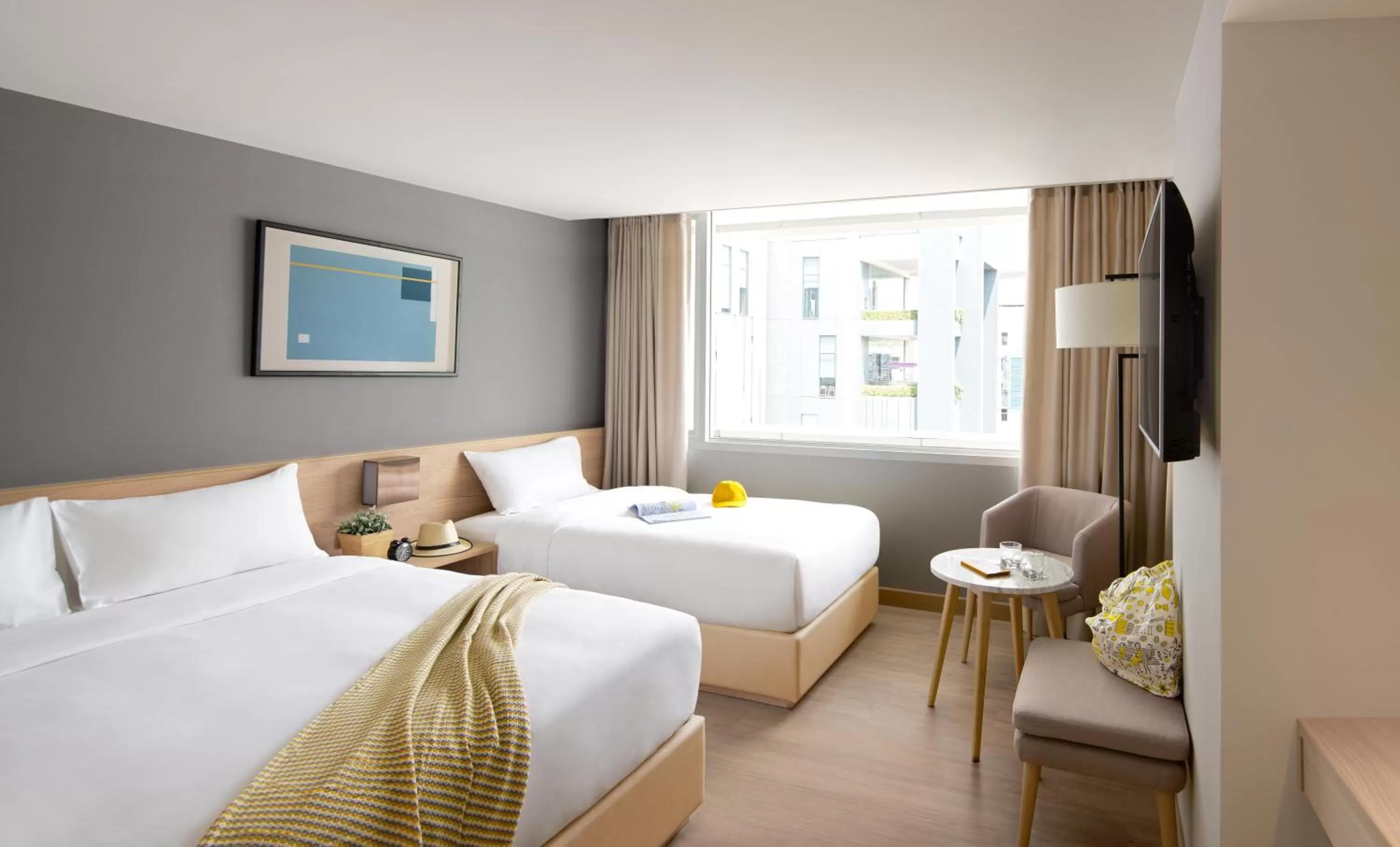 Photo of the whole room, Bed in Kritthai Residence